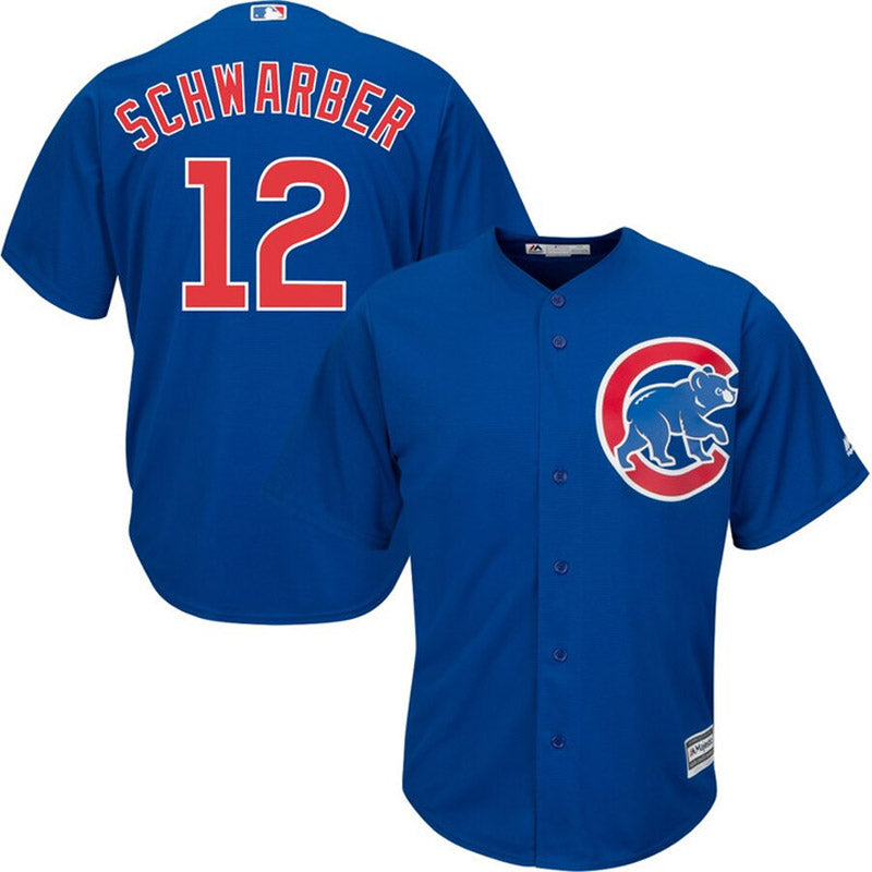 Men's Chicago Cubs Kyle Schwarber Replica Alternate Jersey - Royal - vstockx