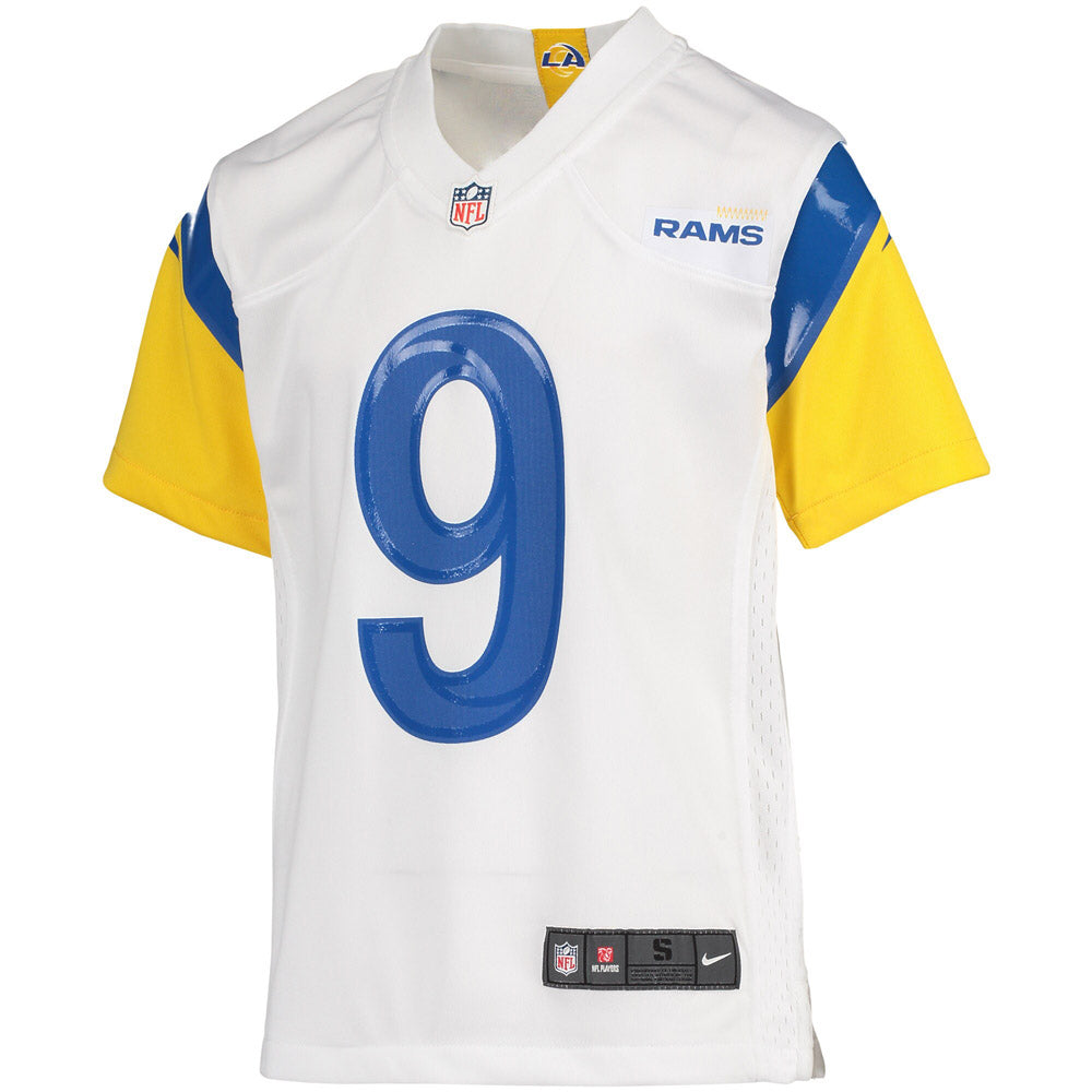 Youth Los Angeles Rams Matthew Stafford Game Jersey White - vstockx