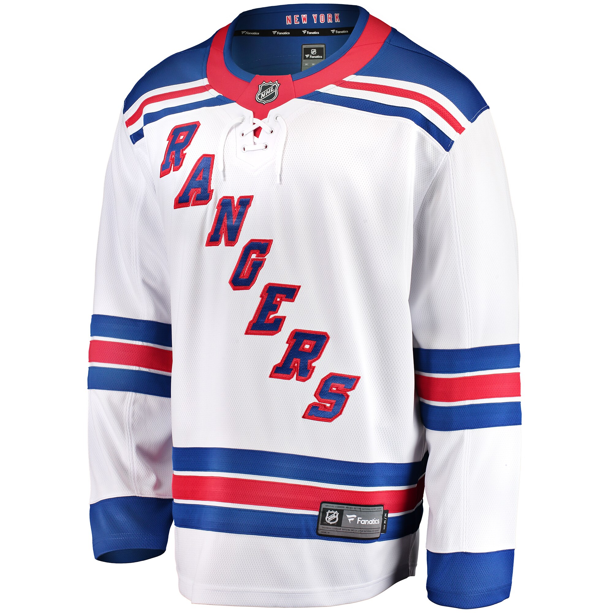 New York Rangers Fanatics Branded Breakaway Away Jersey - White - vstockx