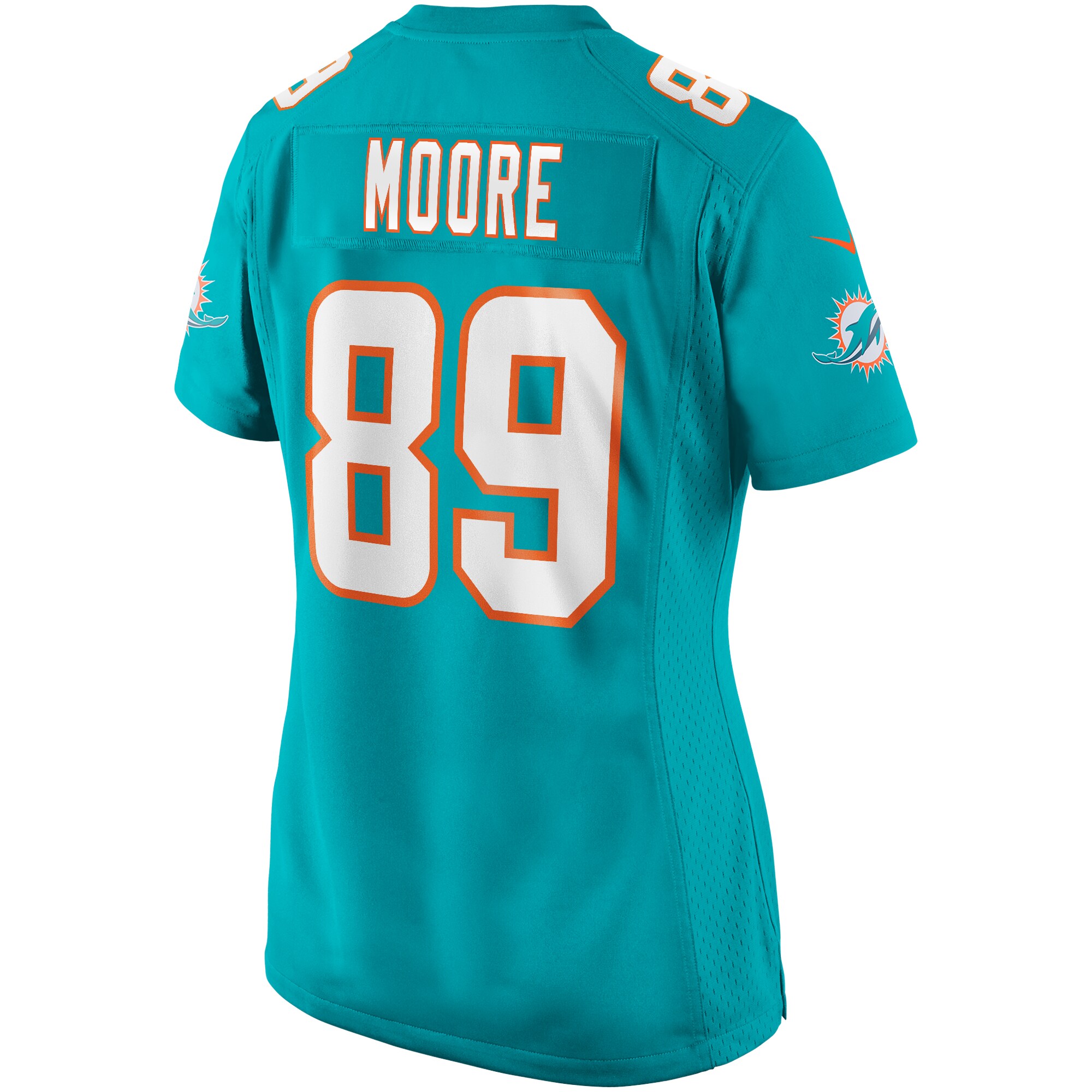 Nat Moore Miami Dolphins Nike Women's Game Retired Player Jersey - Aqua - vstockx