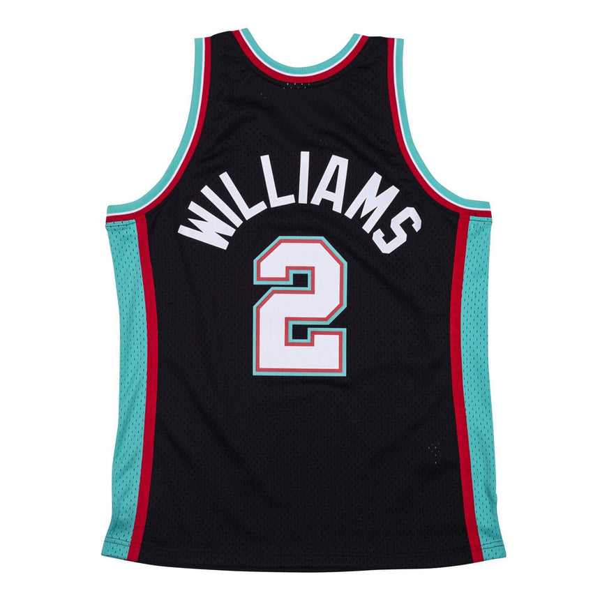 Men's Memphis Grizzlies Jason Williams Mitchell & Ness Black 2001-02 Hardwood Classics Swingman Jersey - vstockx
