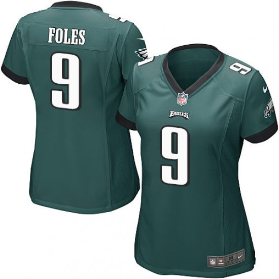 Women's Philadelphia Eagles Nick Foles Game Jersey Midnight Green - vstockx