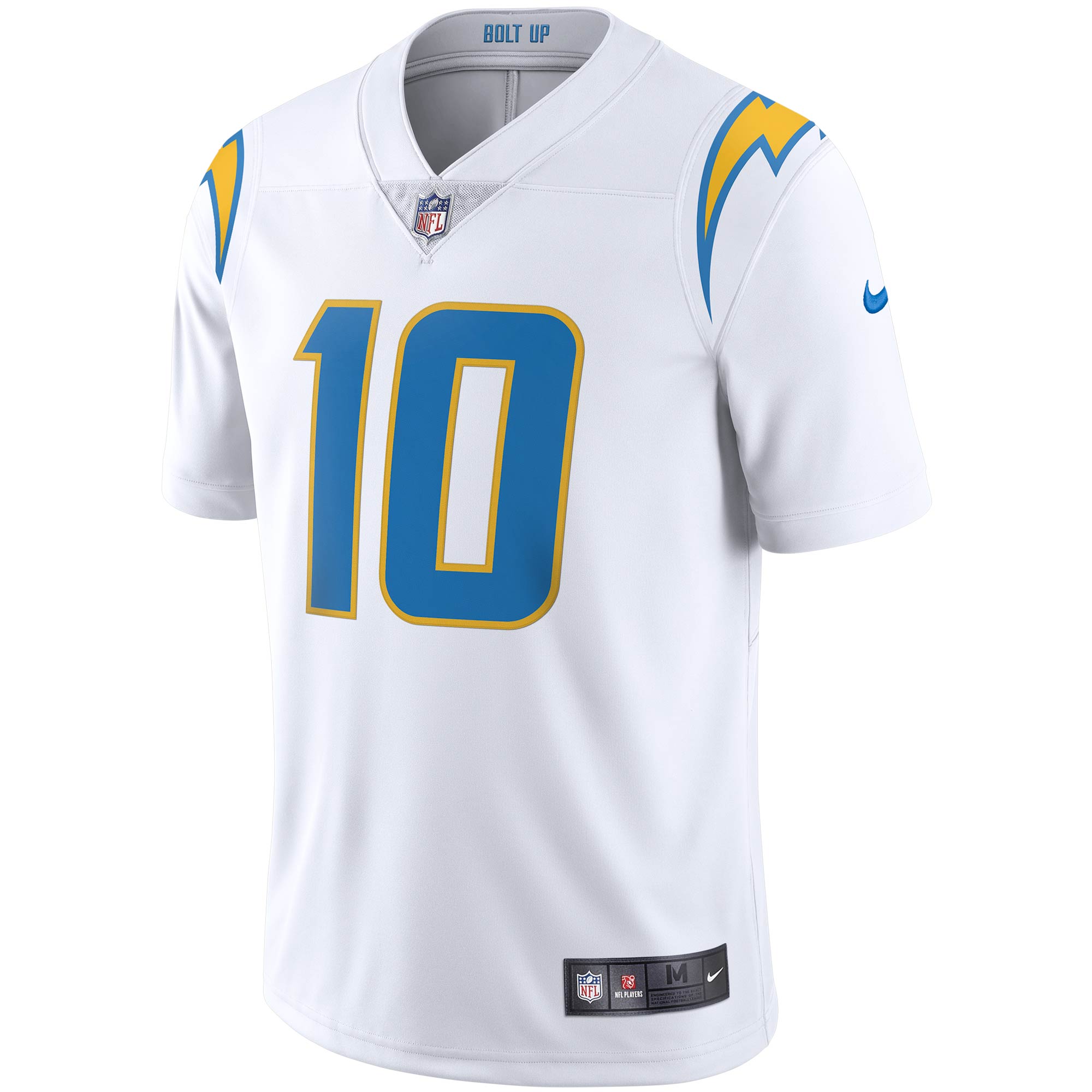 Justin Herbert Los Angeles Chargers Nike Vapor Limited Jersey - White - vstockx