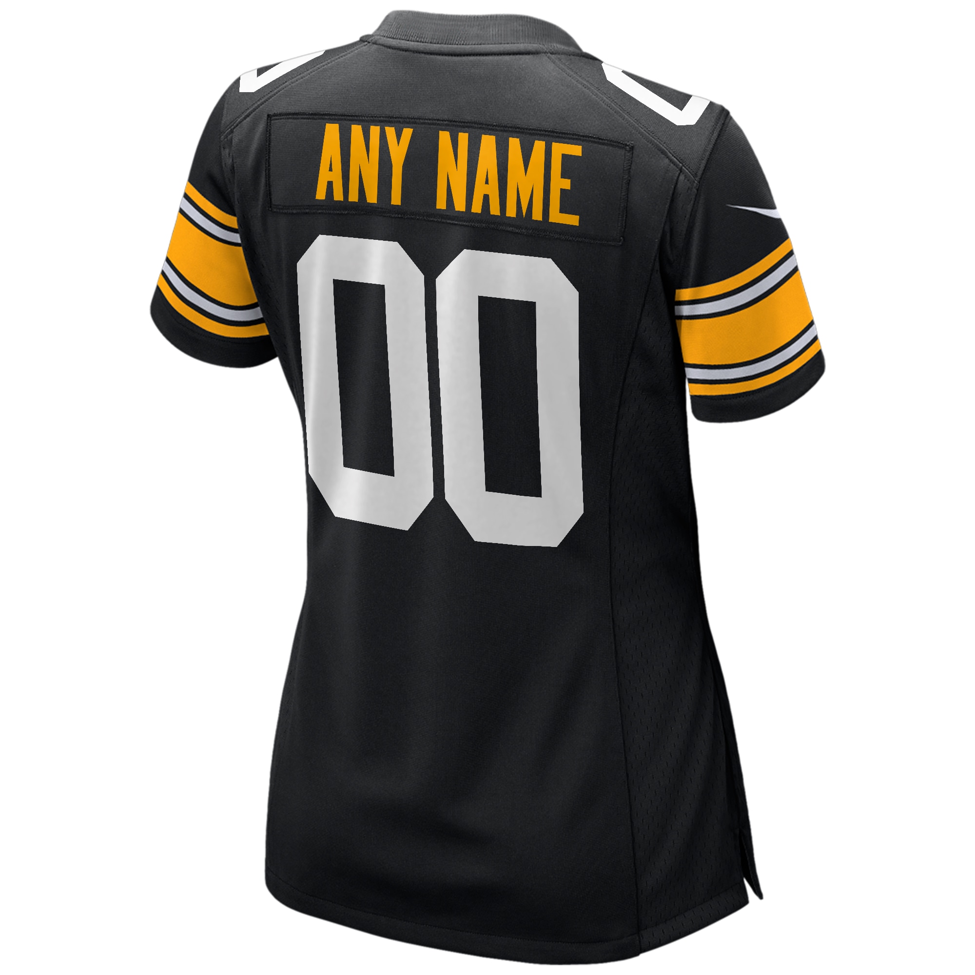 Pittsburgh Steelers Nike Women's Alternate Custom Game Jersey - Black - vstockx