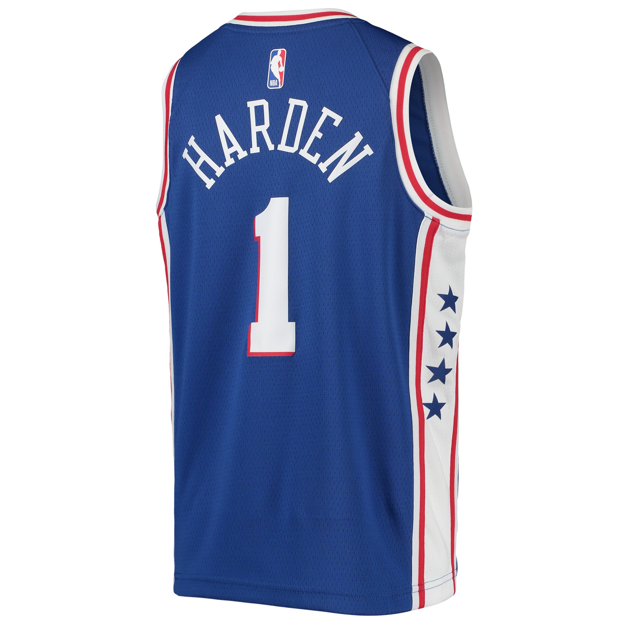 James Harden Philadelphia 76ers Nike Youth 2021/22 Swingman Jersey - Icon Edition - Royal - vstockx
