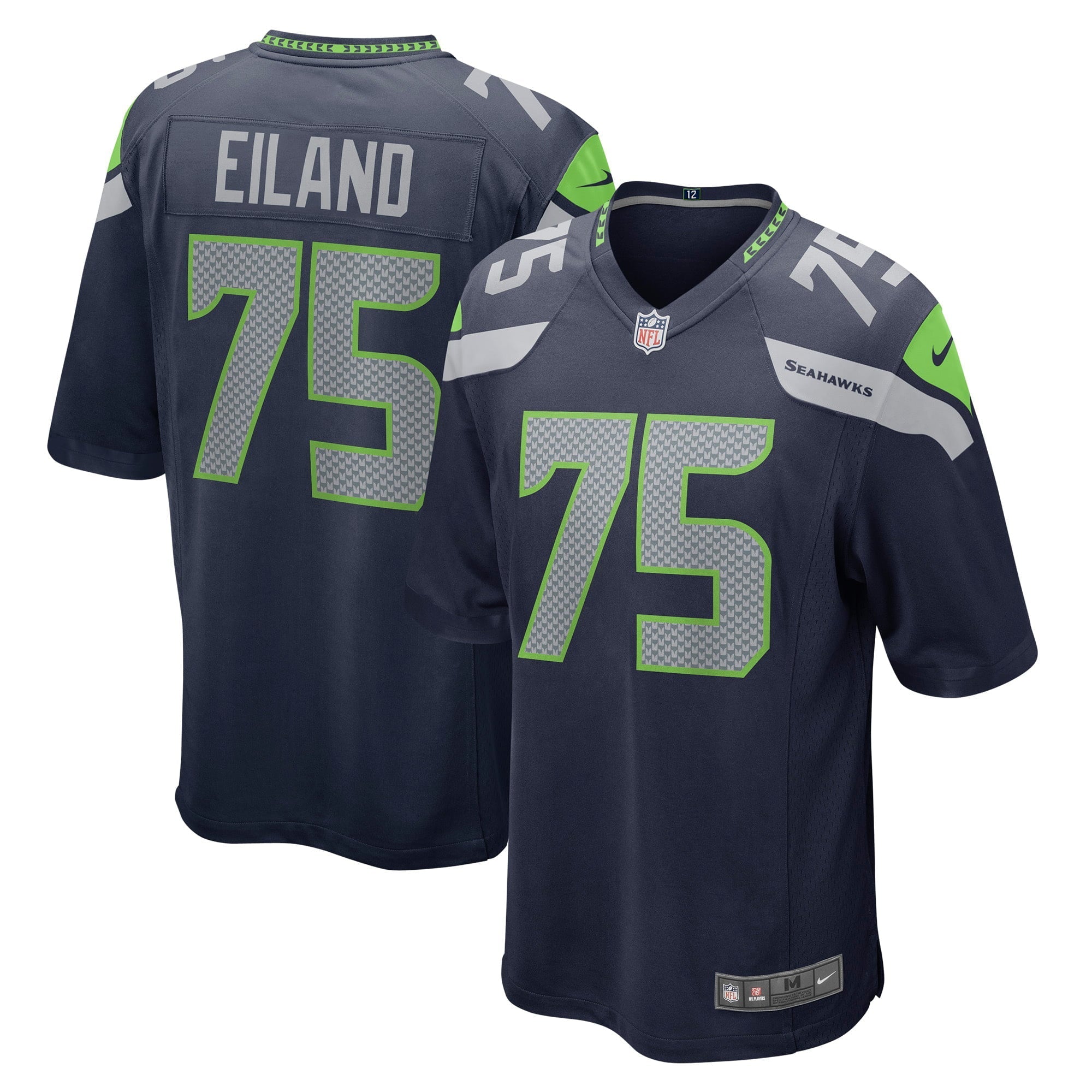 Men's Nike Greg Eiland College Navy Seattle Seahawks Game Jersey - vstockx