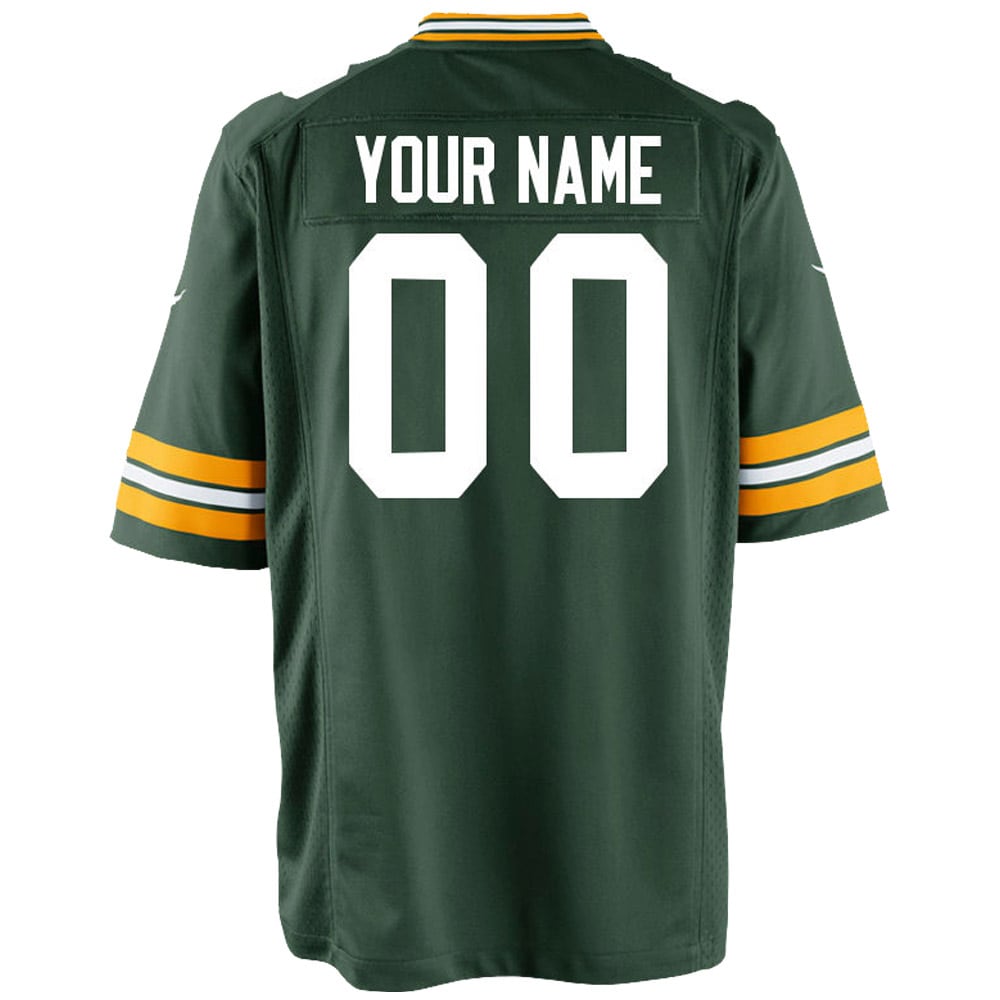Green Bay Packers Nike Youth Custom Game Jersey - Green - vstockx
