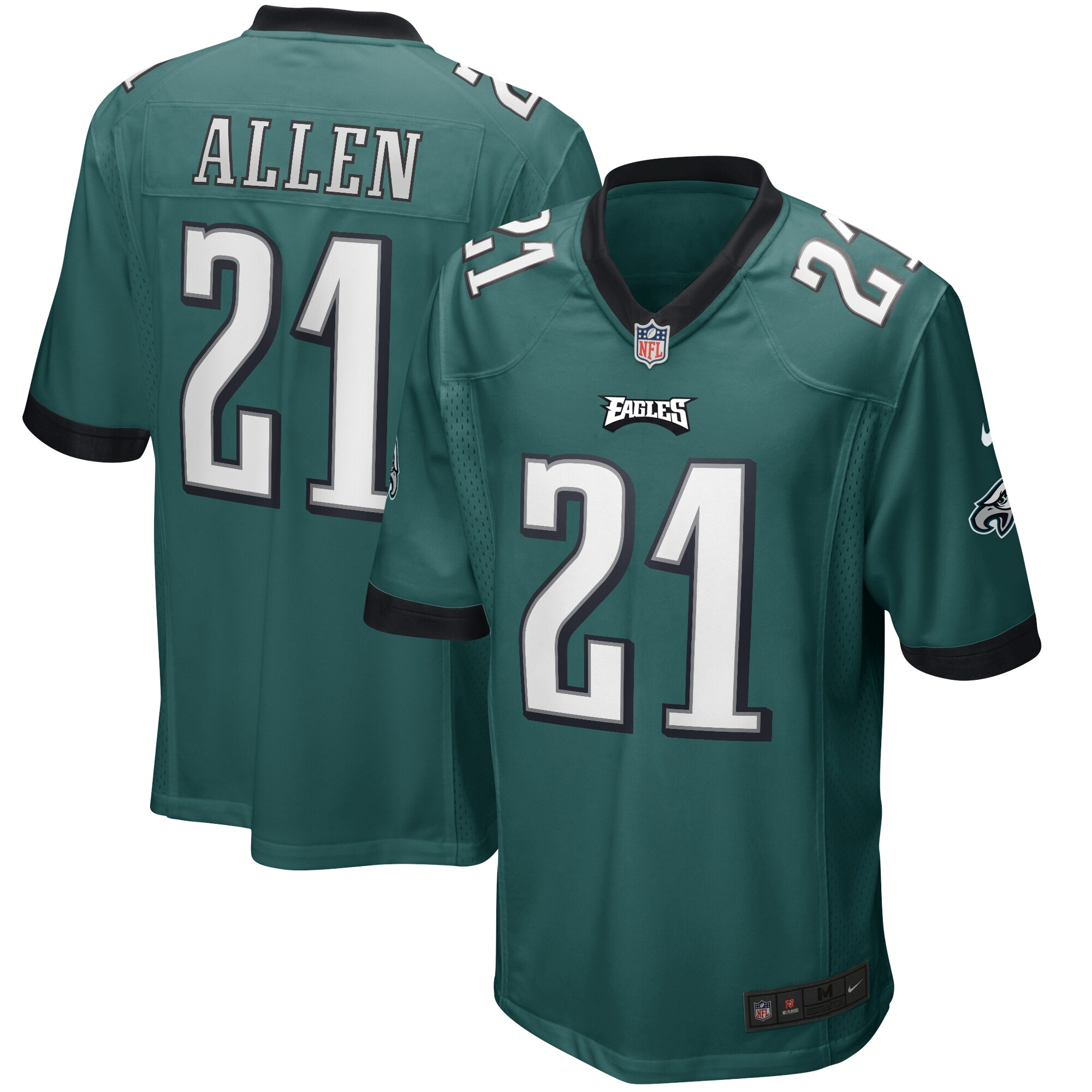 Eric Allen Philadelphia Eagles Nike Game Retired Player Jersey - Midnight Green - vstockx