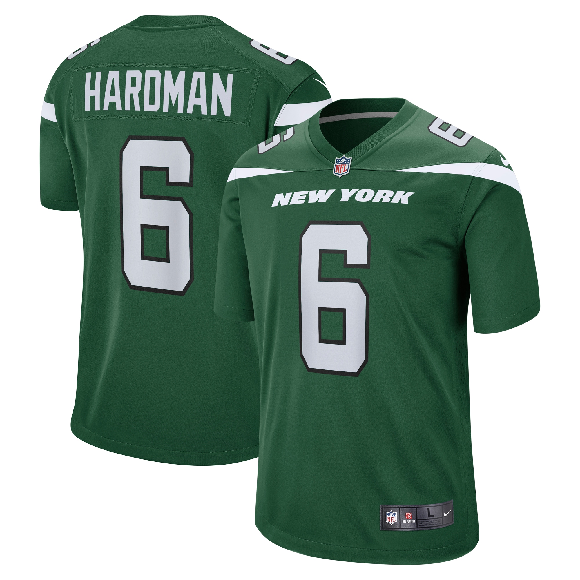 Mecole Hardman New York Jets Nike Game Jersey - Gotham Green - vstockx