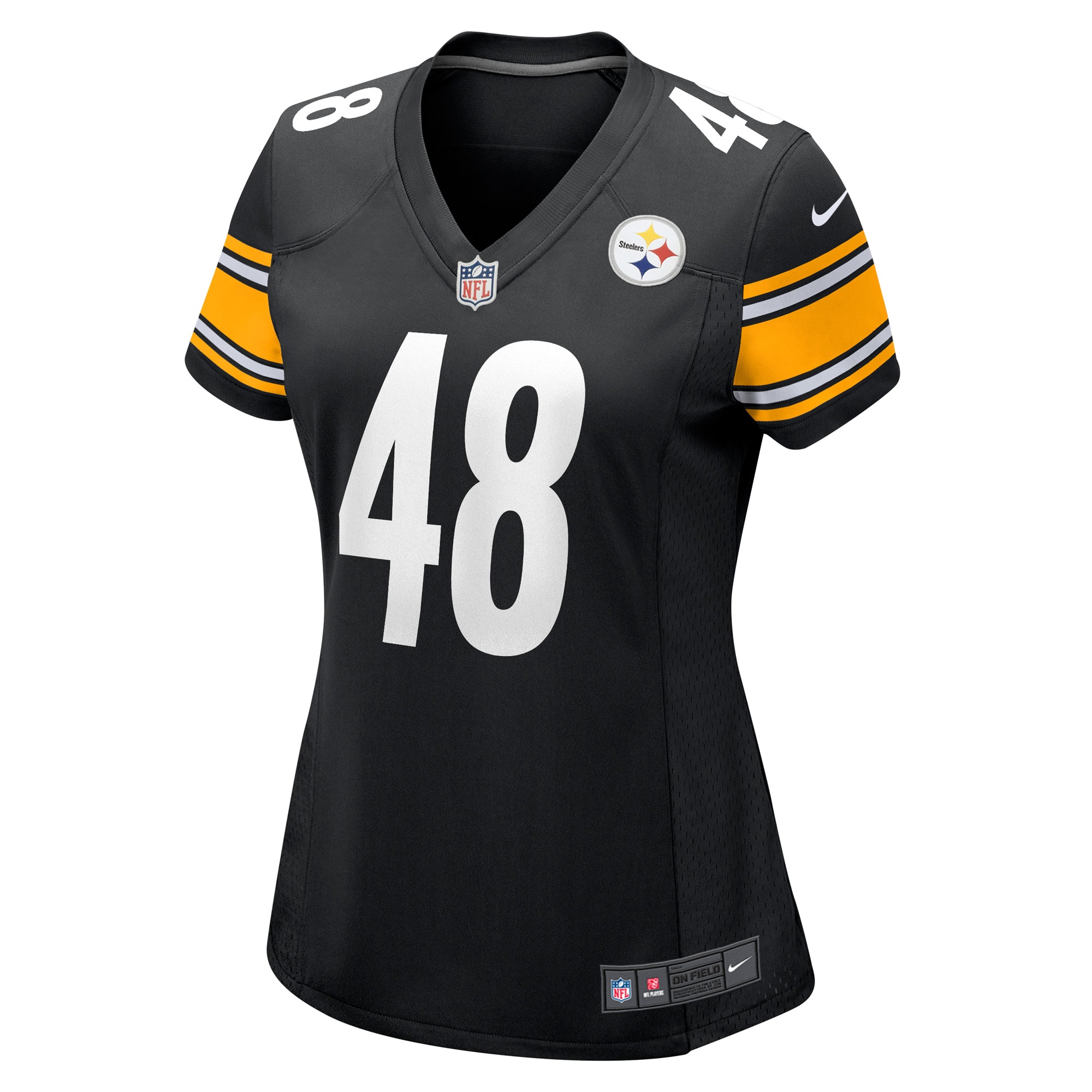 Jamir Jones Pittsburgh Steelers Nike Women's Team Game Player Jersey - Black - vstockx
