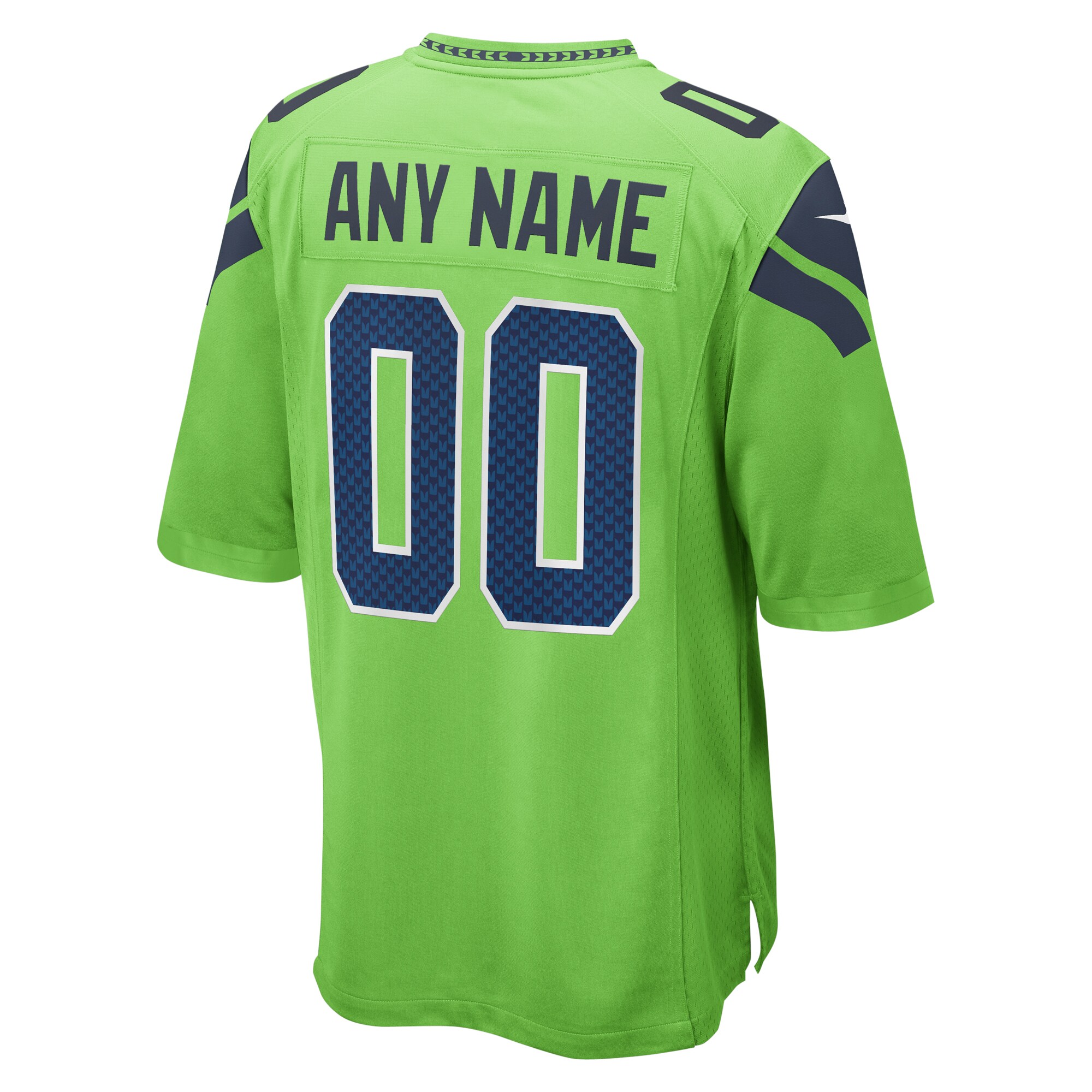 Seattle Seahawks Nike Alternate Custom Game Jersey - Neon Green - vstockx