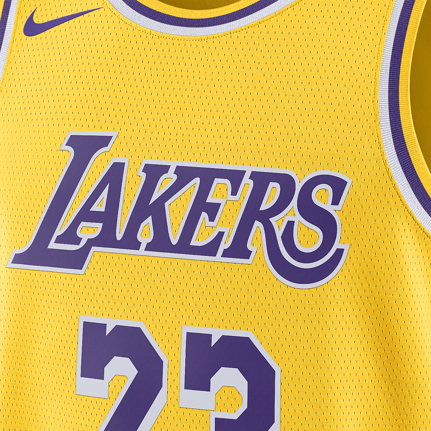 Los Angeles Lakers Icon Edition 2022/23 Nike Dri-FIT NBA Swingman Jersey - Amarillo - vstockx