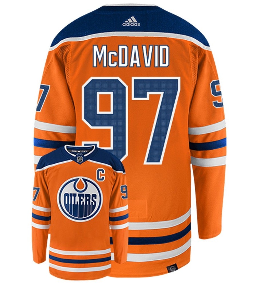 Connor McDavid Edmonton Oilers 2021 Adidas Primegreen Authentic NHL Hockey Jersey - vstockx