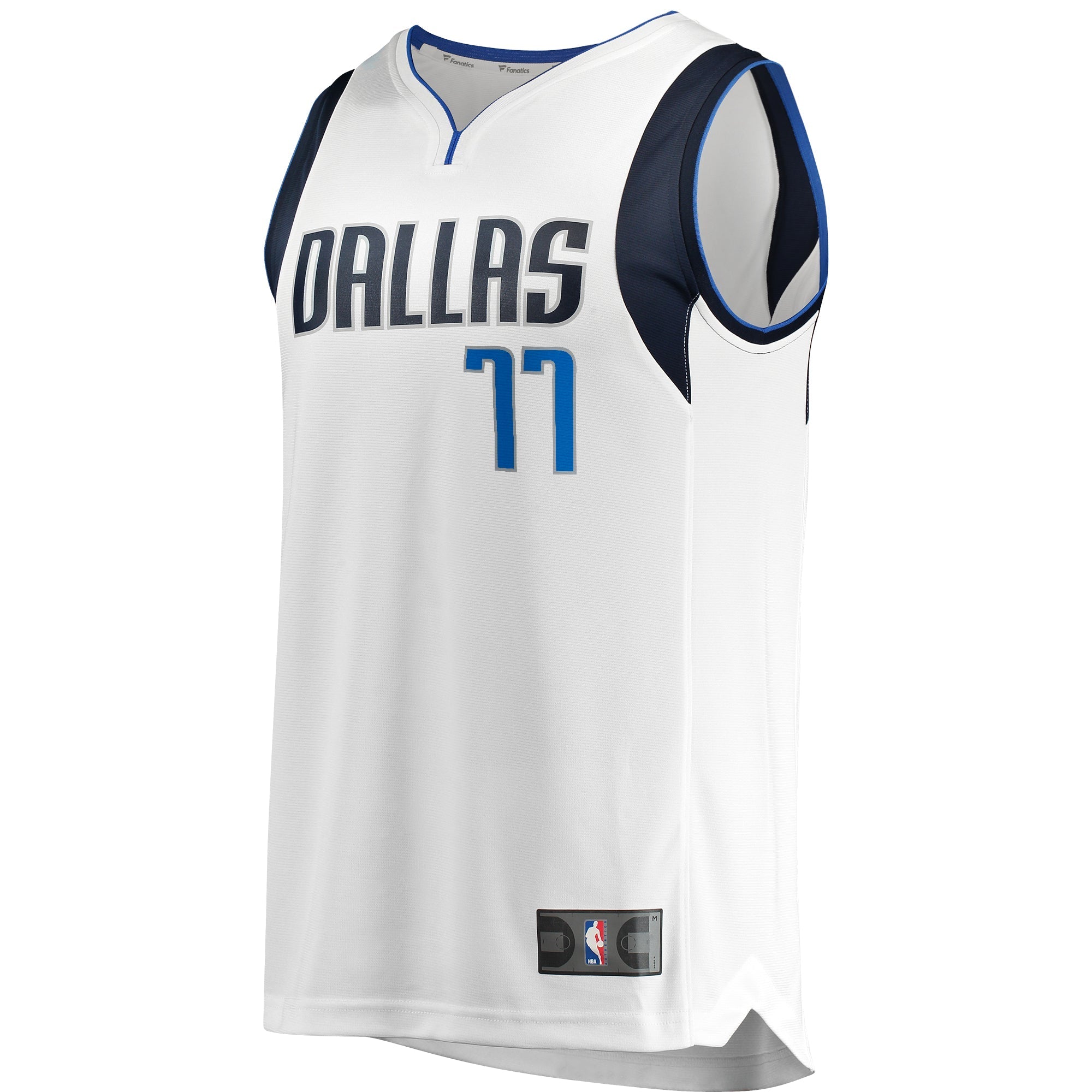 Youth Fanatics Branded Luka Don-i- White Dallas Mavericks Fast Break Replica Jersey - Association Edition - vstockx