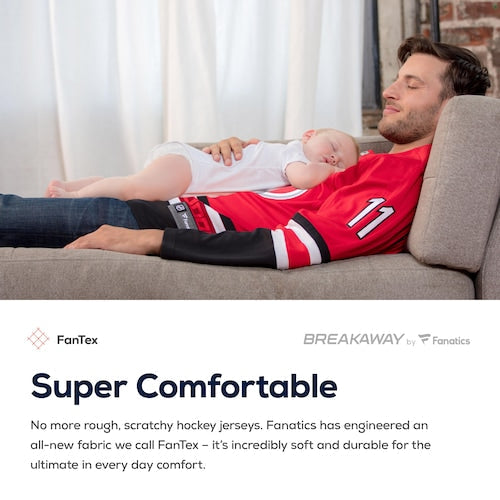 Men's Fanatics Branded Red Carolina Hurricanes Breakaway Home Jersey - vstockx