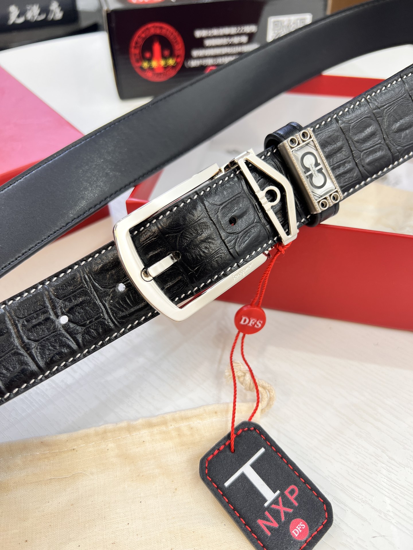 Streetwear Belt Ferragamo 320372 size:3.5cm - vstockx