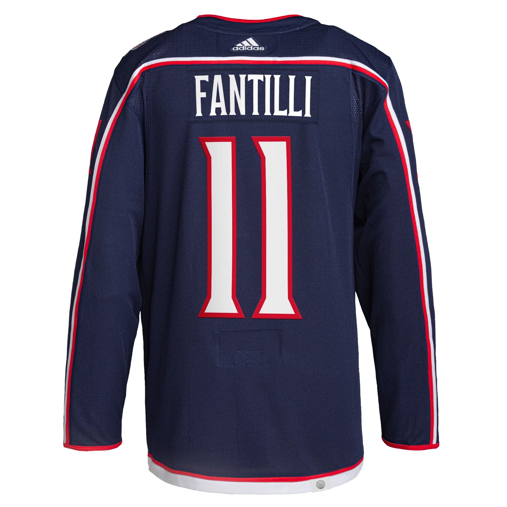 Adam Fantilli Columbus Blue Jackets adidas Home Primegreen Authentic Pro Player Jersey - Navy - vstockx