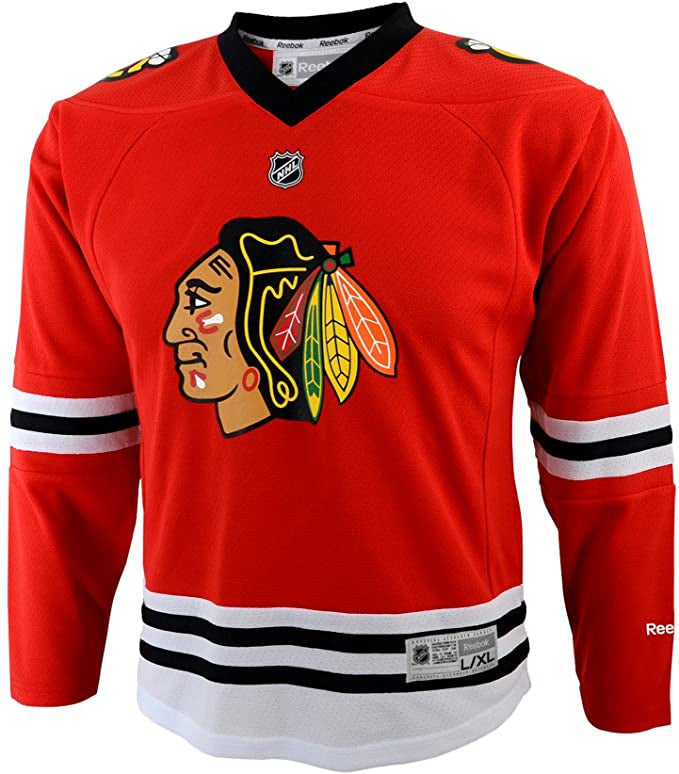 Reebok Chicago Blackhawks Red Youth Replica Jersey - vstockx