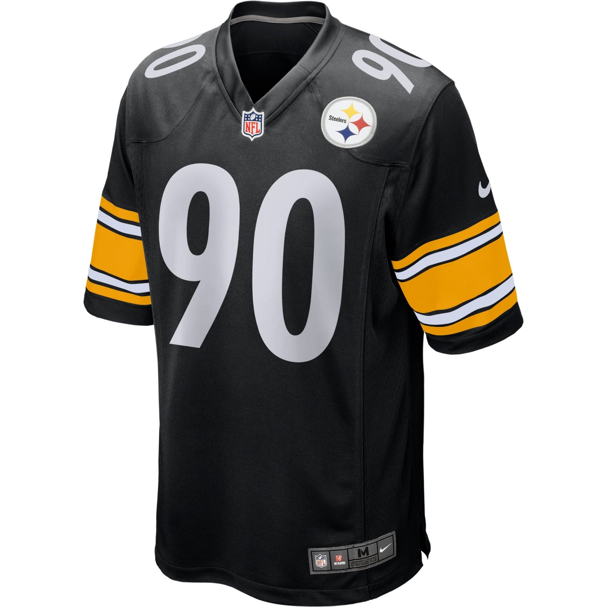 Youth Nike T.J. Watt Black Pittsburgh Steelers Game Jersey - vstockx