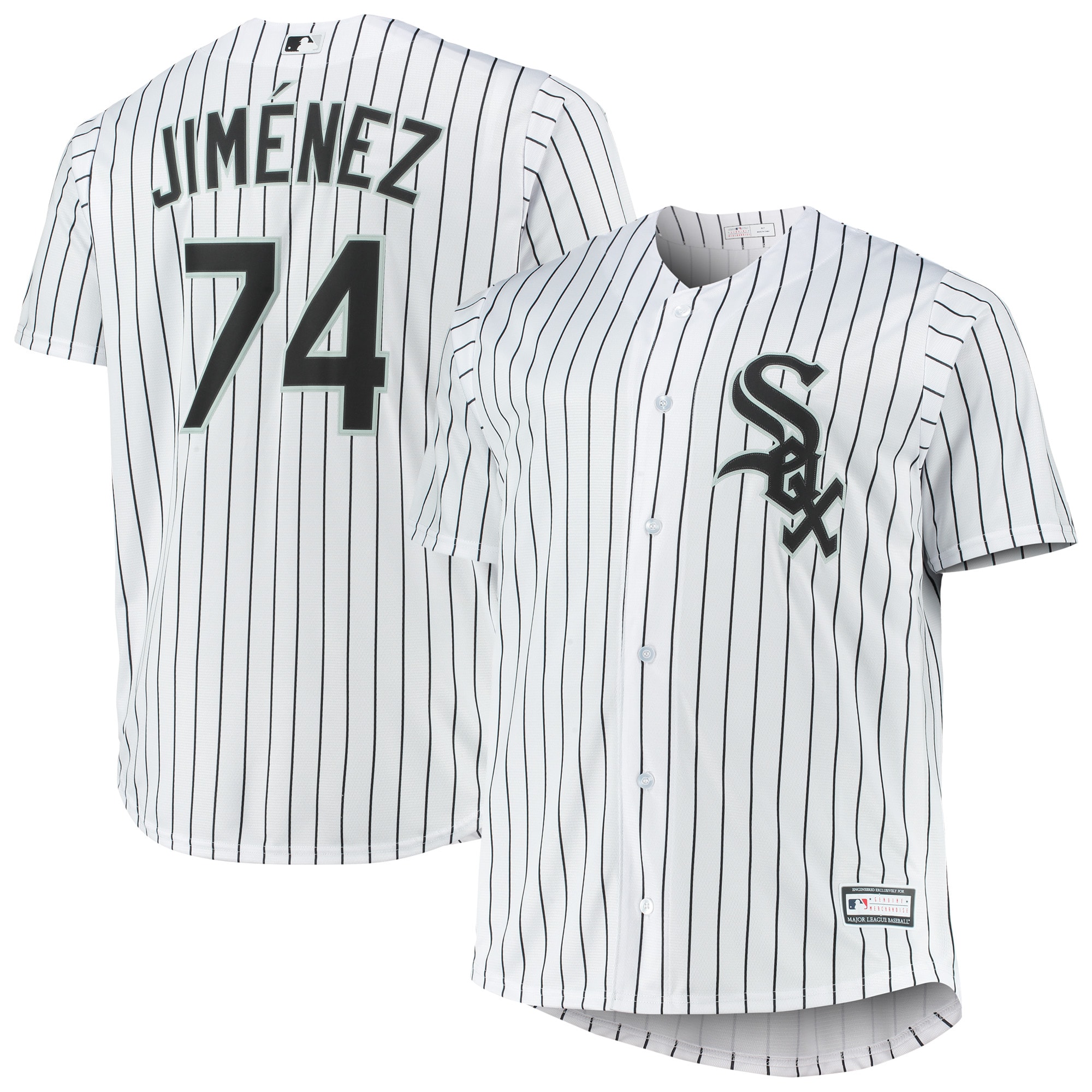 Eloy Jimenez Chicago White Sox Big & Tall Replica Player Jersey - White - vstockx