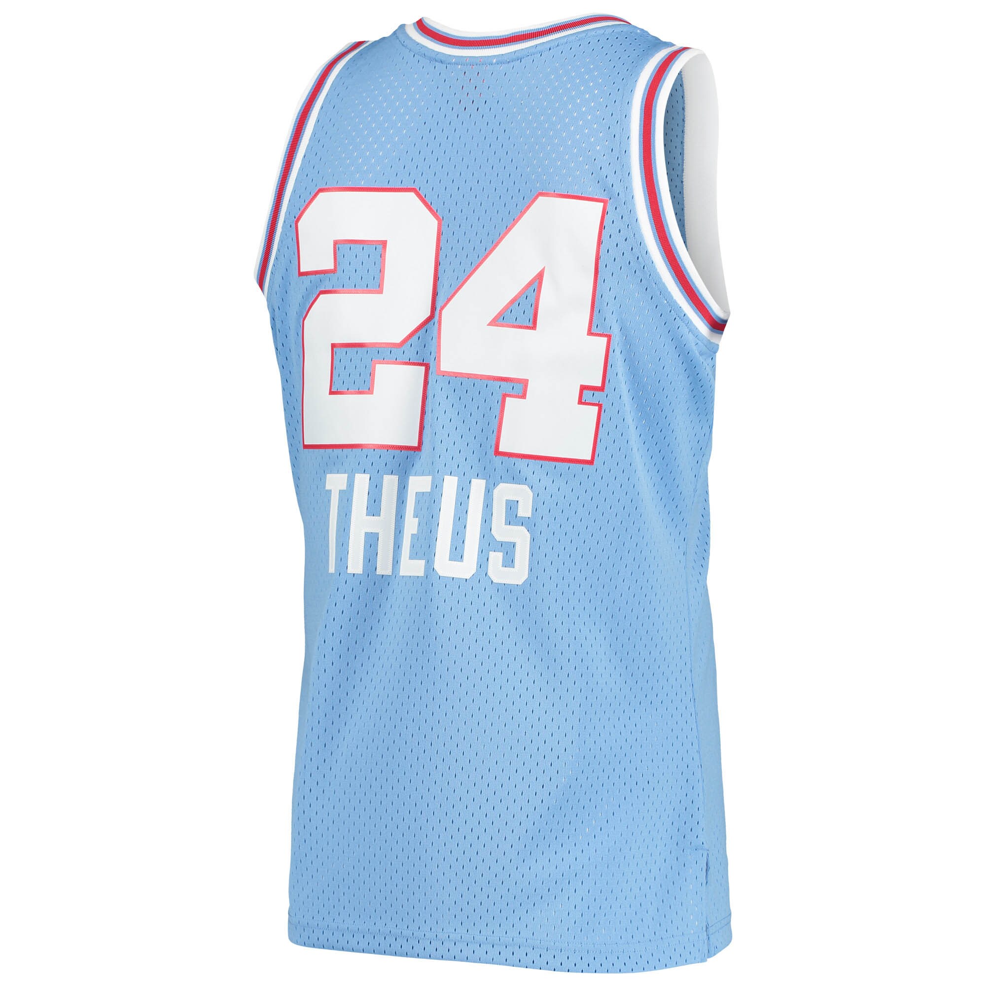 Reggie Theus Sacramento Kings Mitchell & Ness Hardwood Classics Swingman Jersey - Light Blue - vstockx