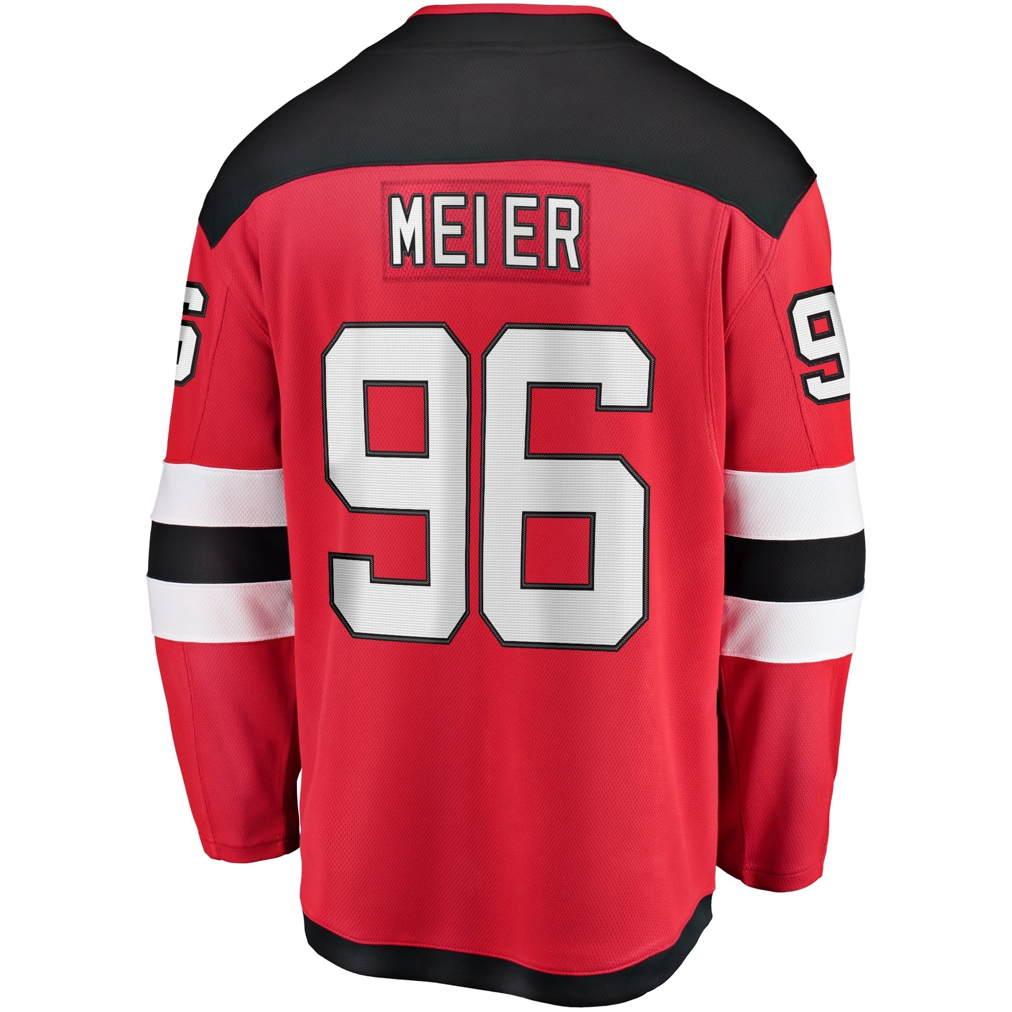 Men's Fanatics Branded Timo Meier Red New Jersey Devils Home Breakaway Jersey - vstockx