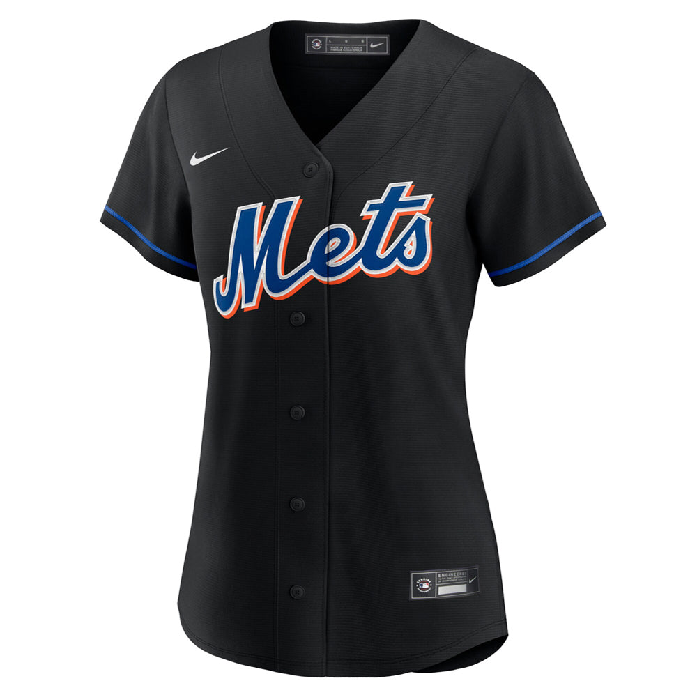 Women's New York Mets Jacob deGrom Alternate Player Jersey - Black - vstockx