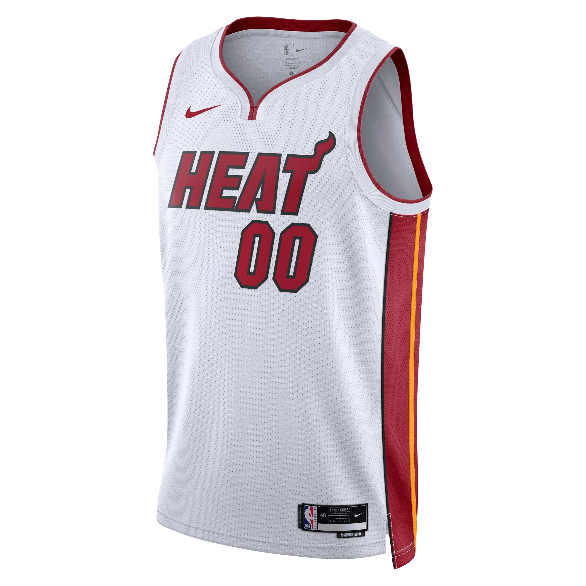 Miami Heat Nike Unisex Swingman Custom Jersey White - Icon Edition - vstockx