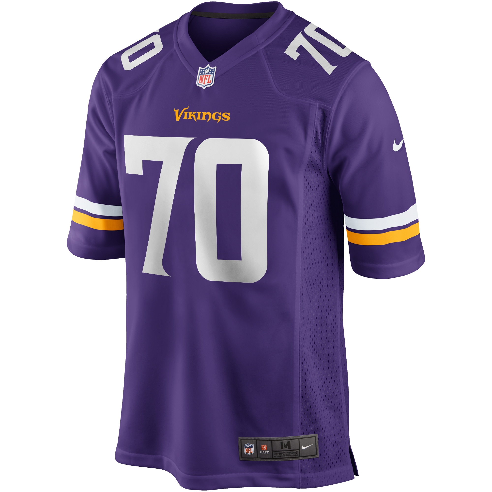 Jim Marshall Minnesota Vikings Nike Game Retired Player Jersey - Purple - vstockx