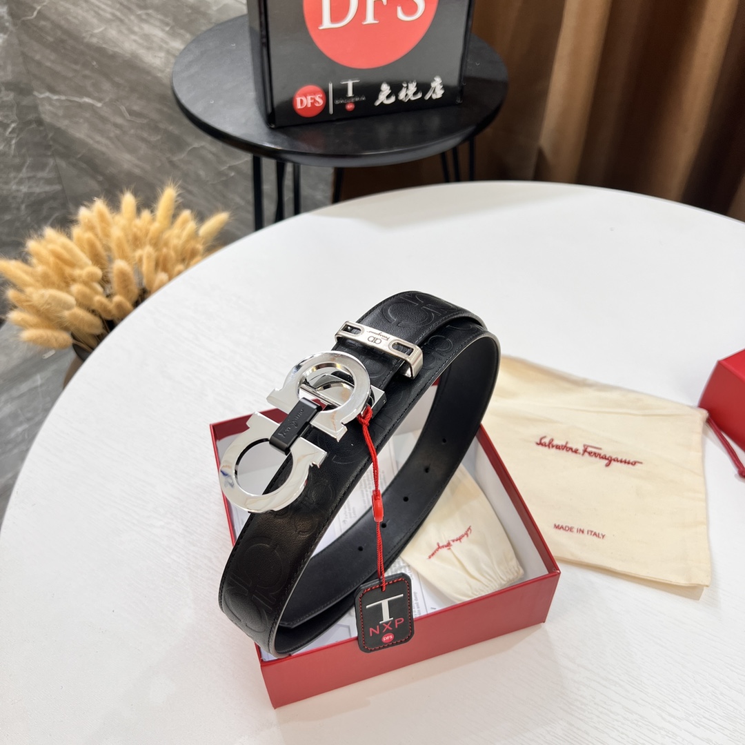 Streetwear Belt Ferragamo 319804 size:3.5cm - vstockx