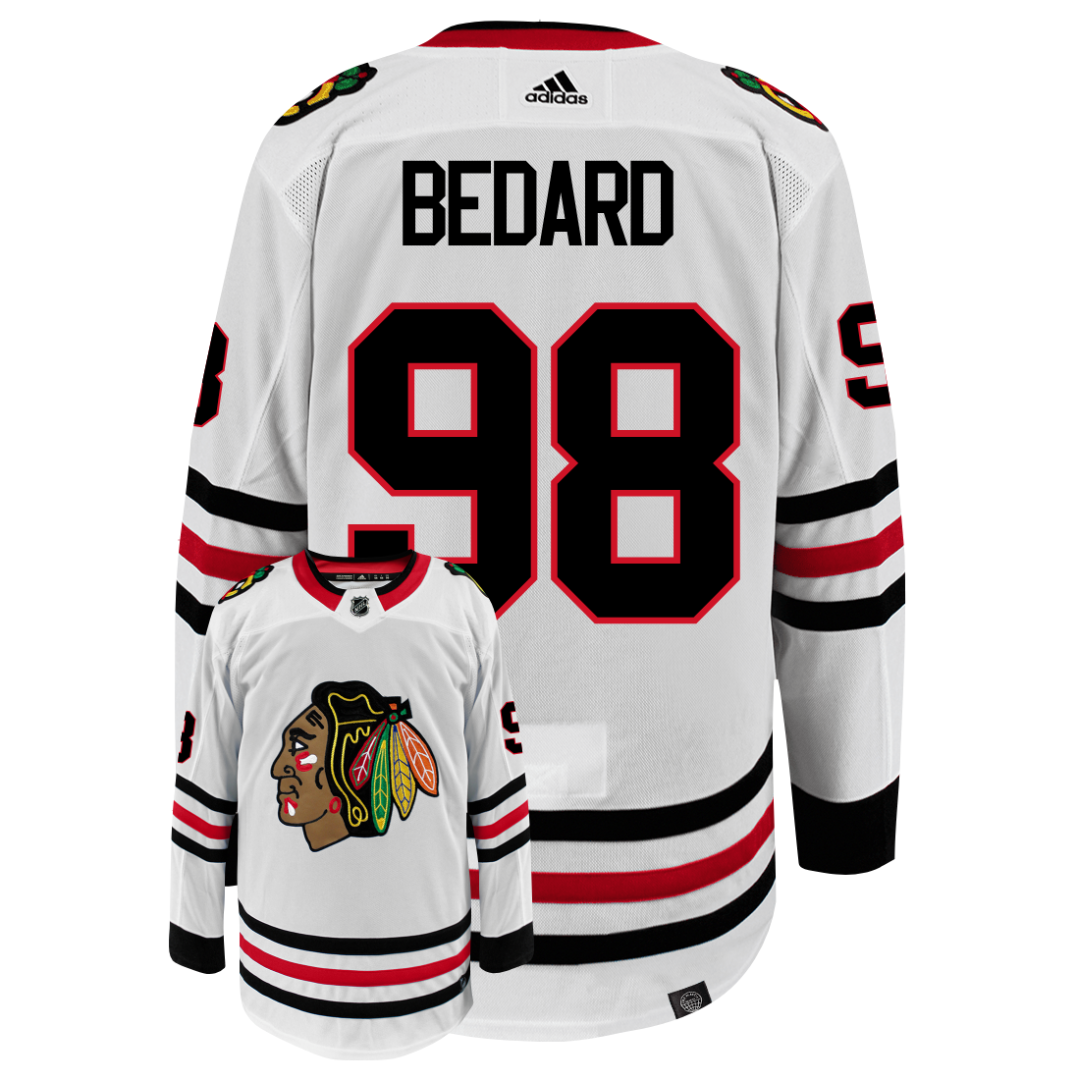 Connor Bedard Chicago Blackhawks Adidas Primegreen Authentic NHL Hockey Jersey - vstockx