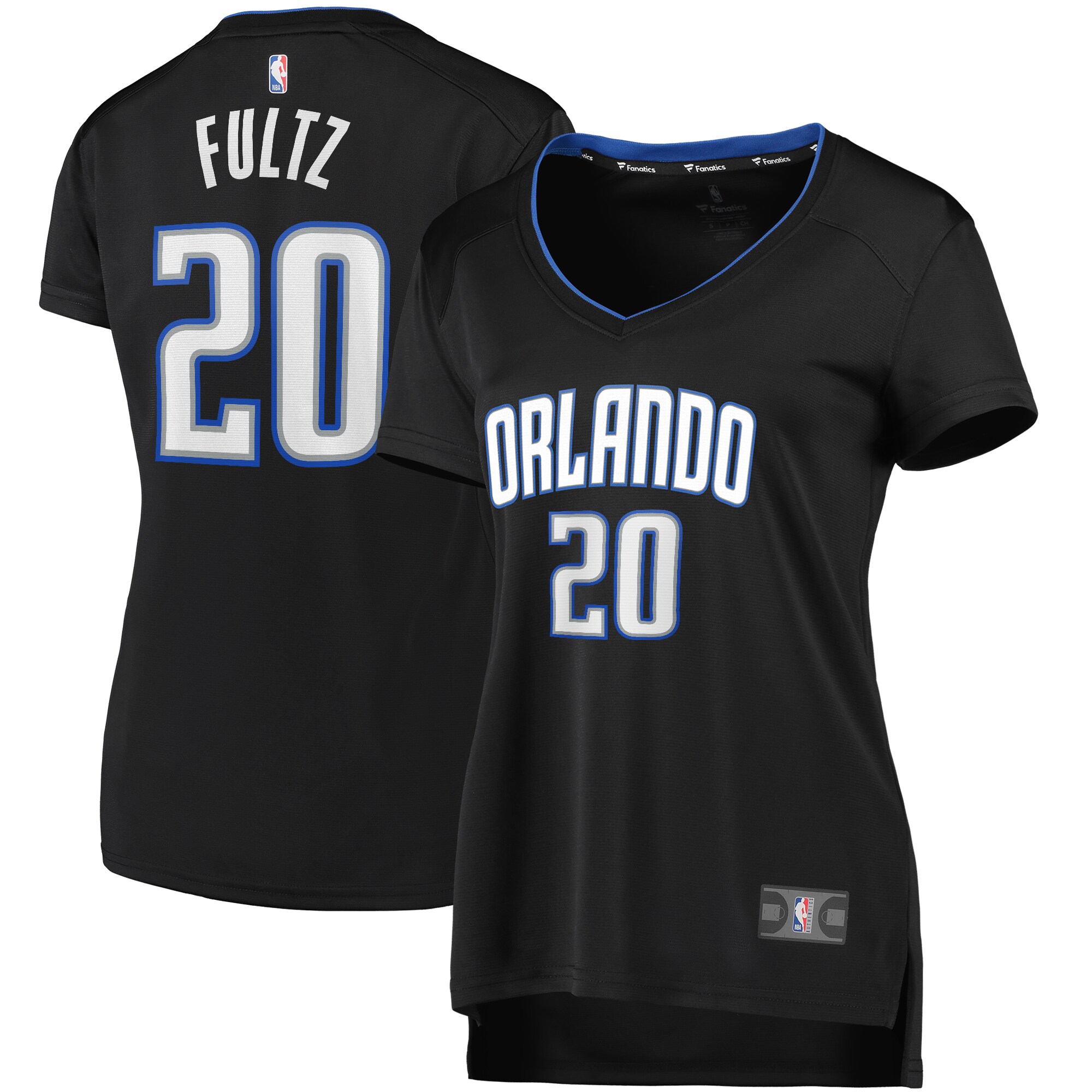 Markelle Fultz Orlando Magic Fanatics Branded Women's 2019 Fast Break Replica Player Jersey Black - Icon Edition - vstockx
