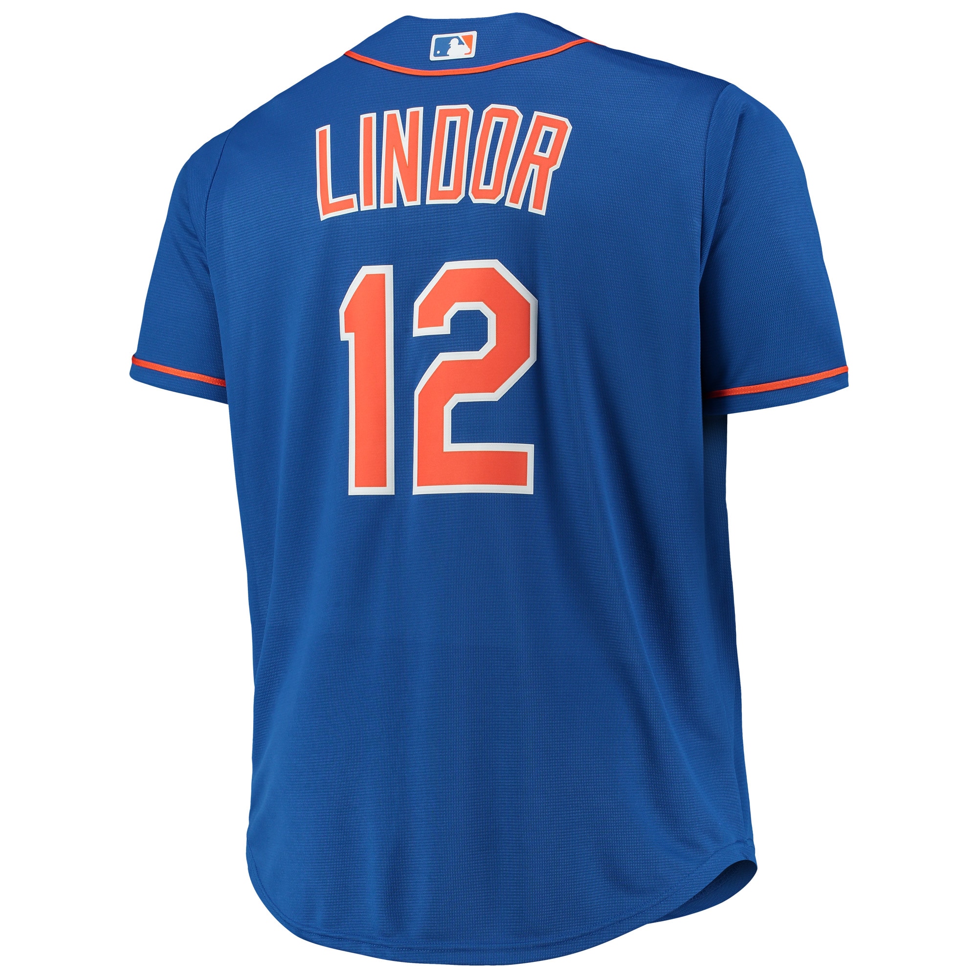 Francisco Lindor New York Mets Big & Tall Replica Player Jersey - Royal - vstockx
