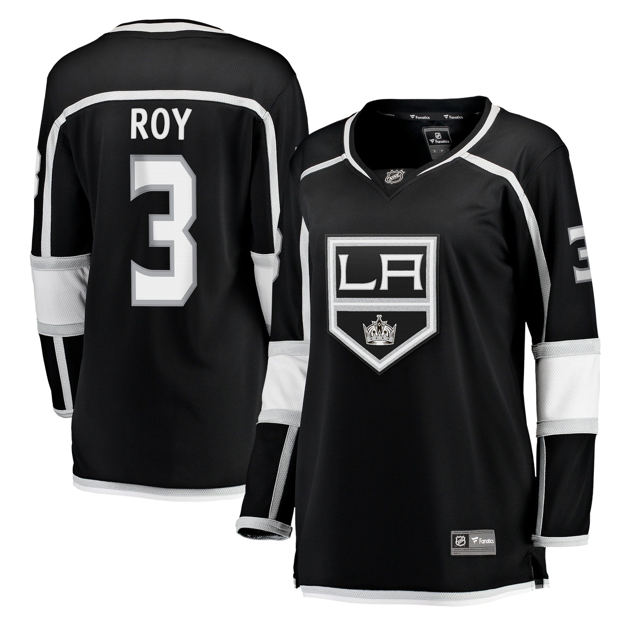 Women's Fanatics Branded Matt Roy Black Los Angeles Kings Home Team Breakaway Player Jersey - vstockx