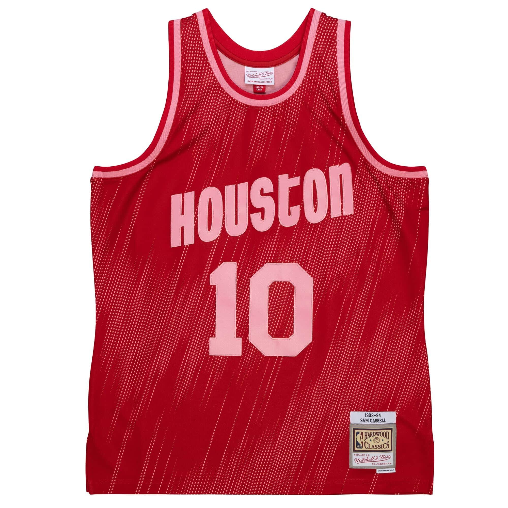 Monochrome Swingman Sam Cassell Houston Rockets 1993-94 Jersey - vstockx
