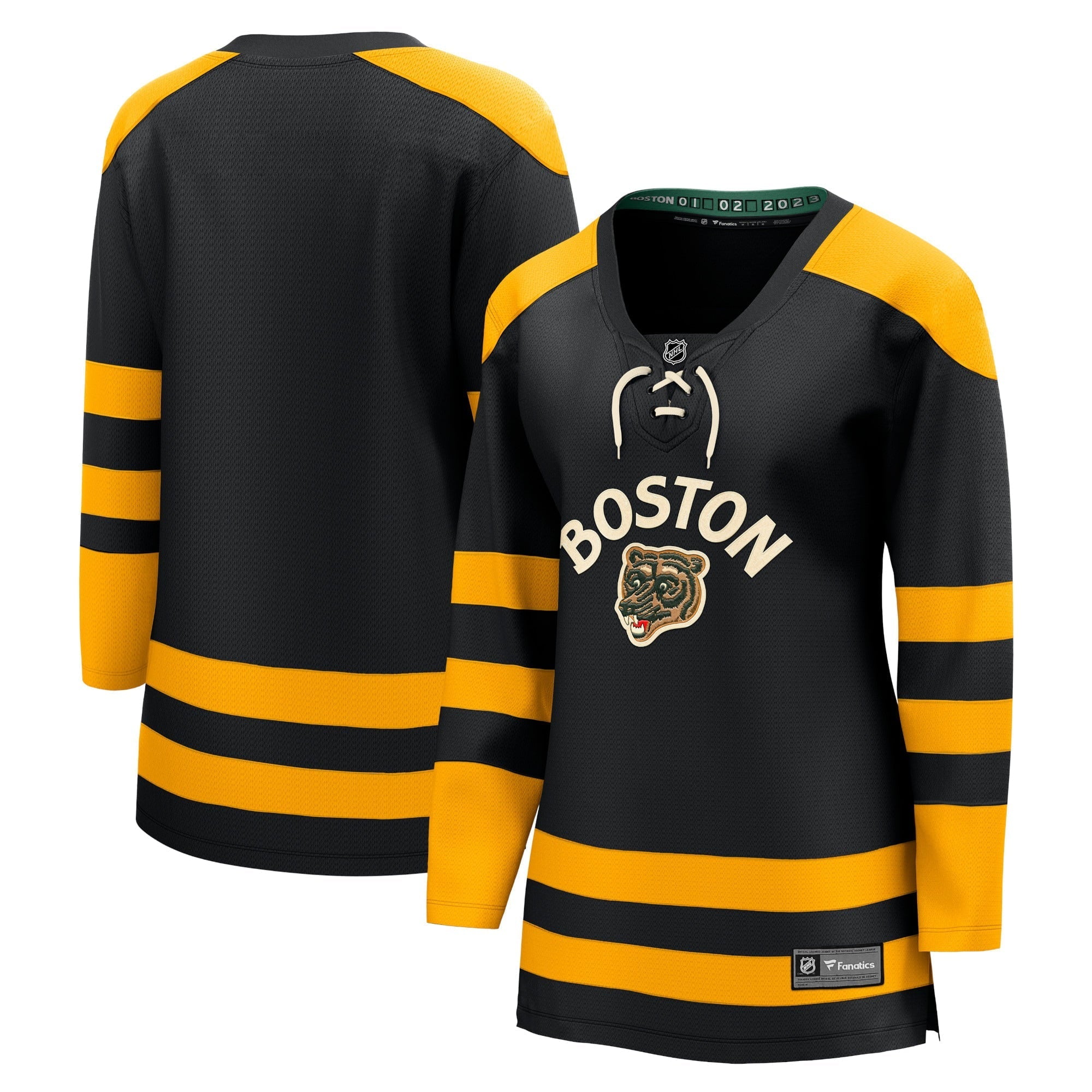 Women's Fanatics Branded Black Boston Bruins 2023 Winter Classic Blank Jersey - vstockx