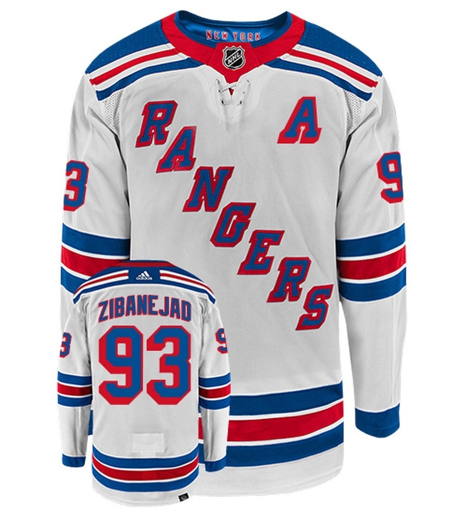 Mika Zibanejad New York Rangers Adidas Primegreen Authentic NHL Hockey Jersey - vstockx