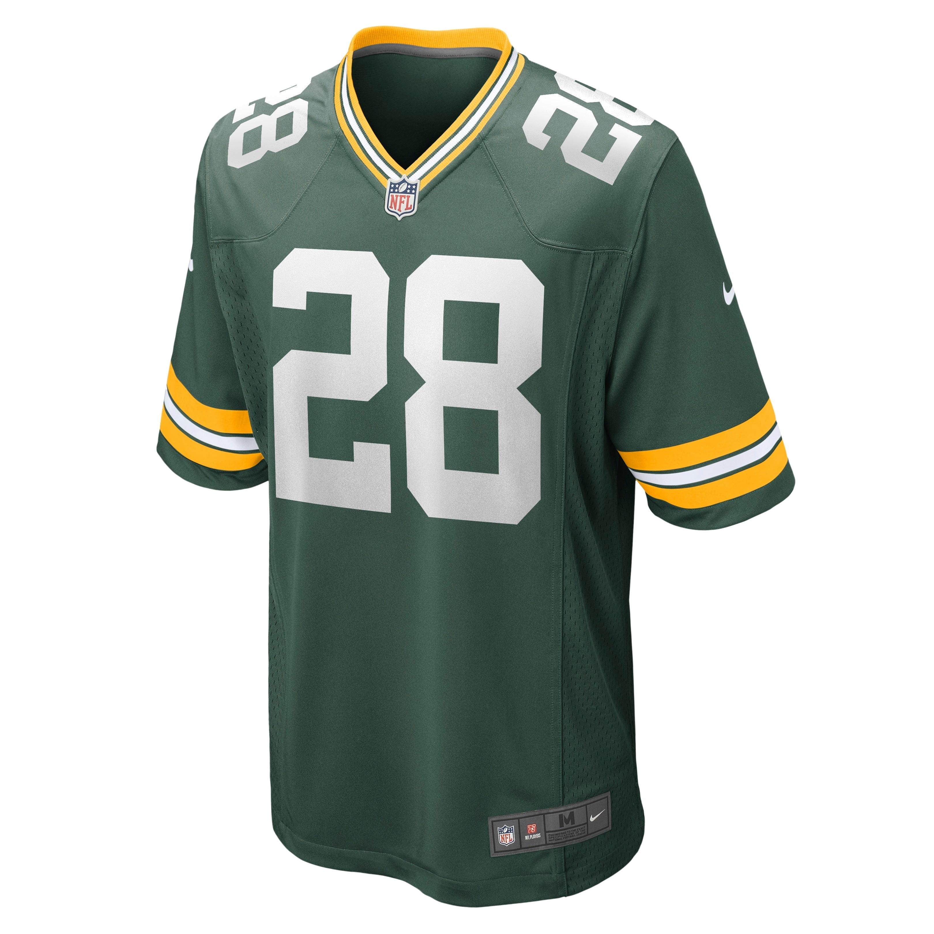 Men's Nike AJ Dillon Green Green Bay Packers Game Jersey - vstockx