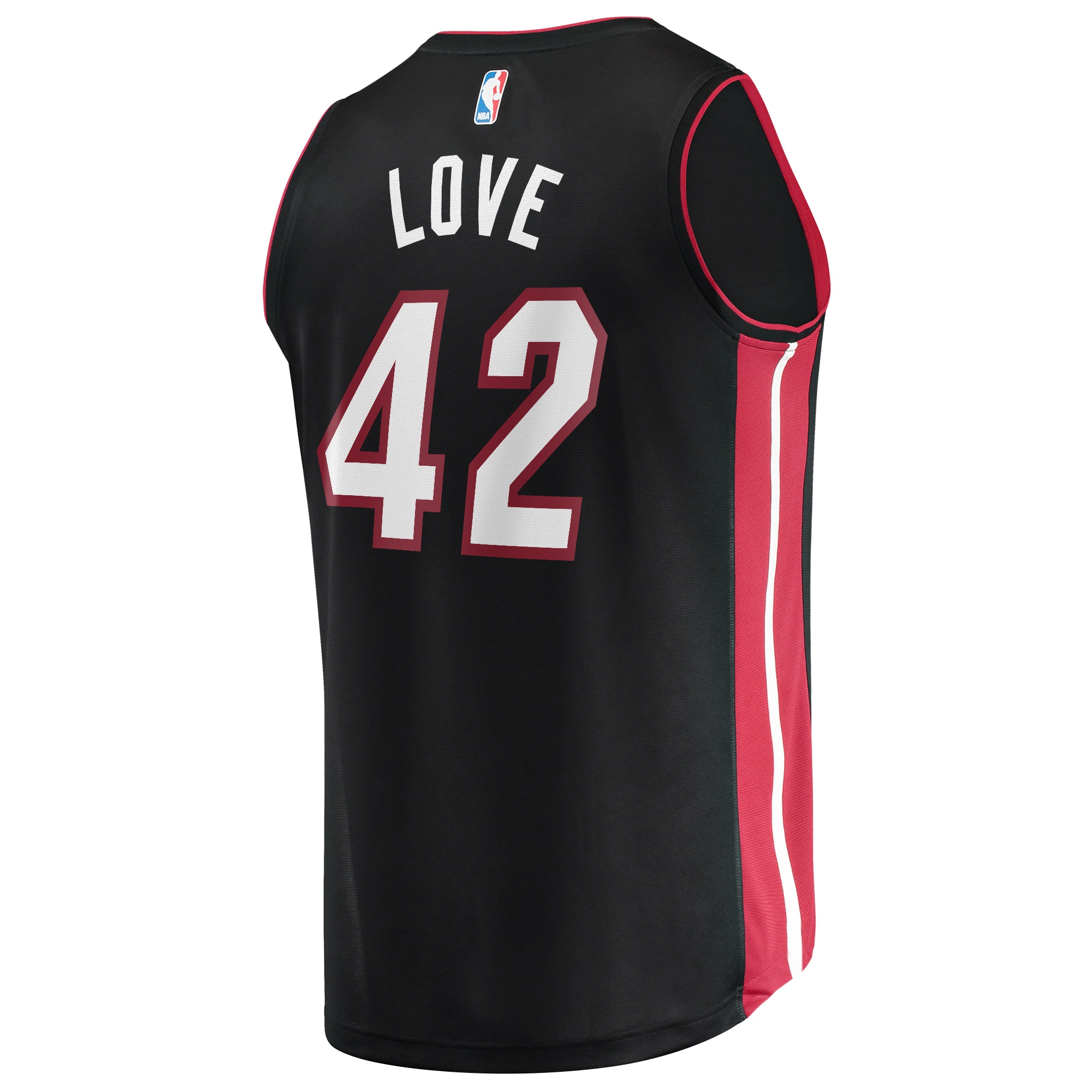 Kevin Love Miami Heat Fanatics Branded Fast Break Player Jersey - Icon Edition - Black - vstockx
