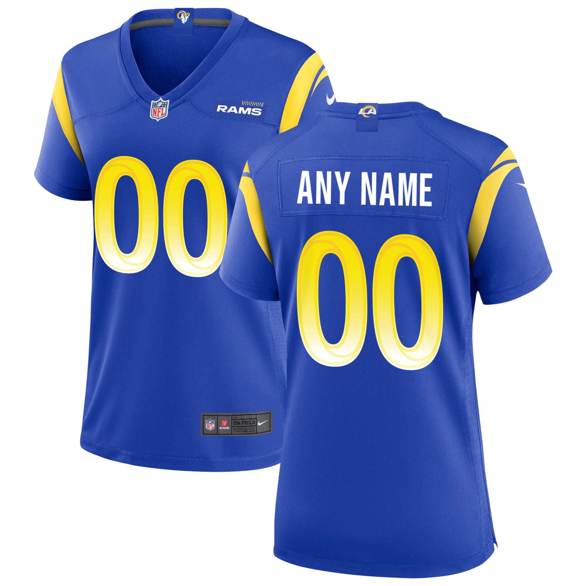 Nike Los Angeles Rams Women's Custom Game Jersey - Royal - vstockx