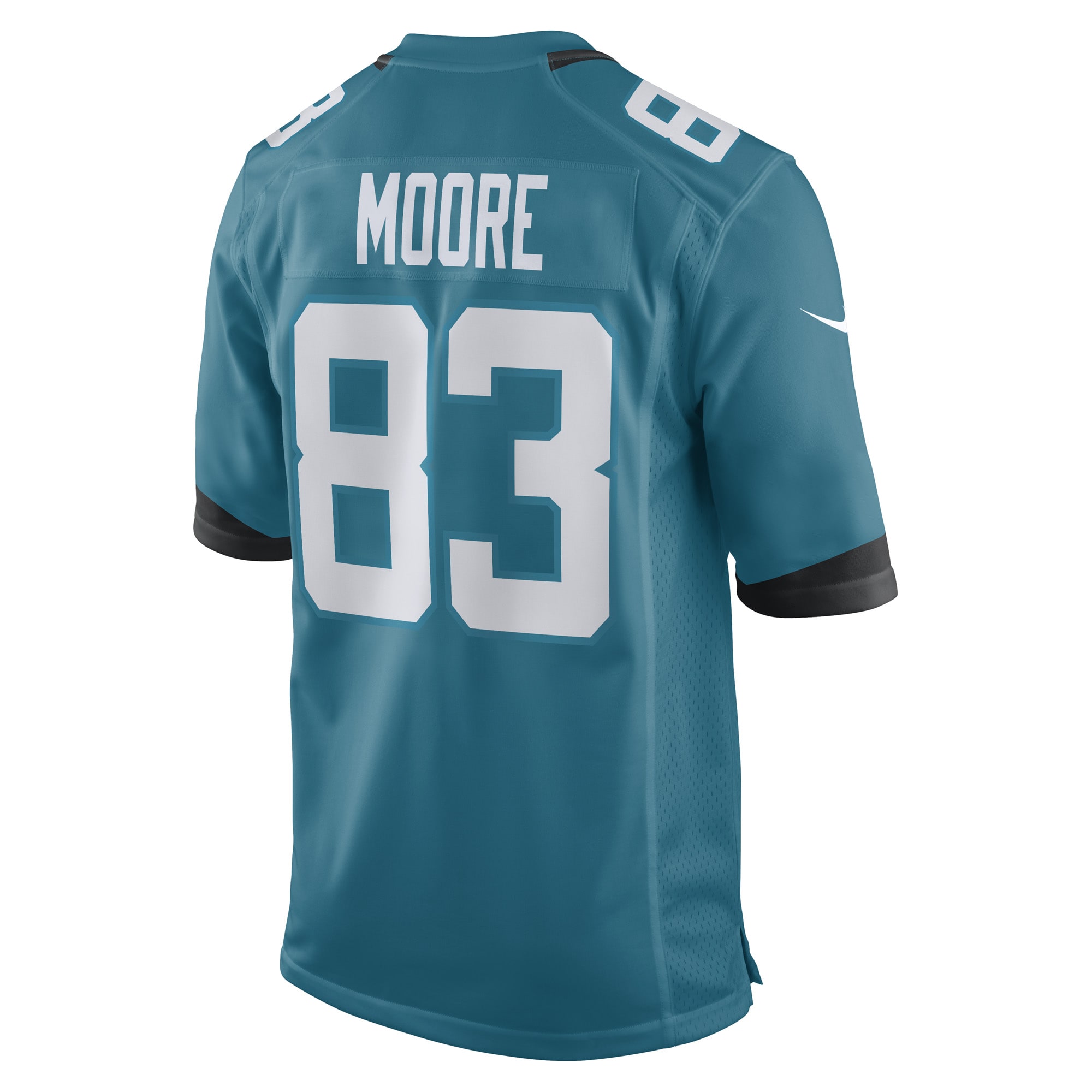 Jaylon Moore Jacksonville Jaguars Nike Game Player Jersey - Teal - vstockx