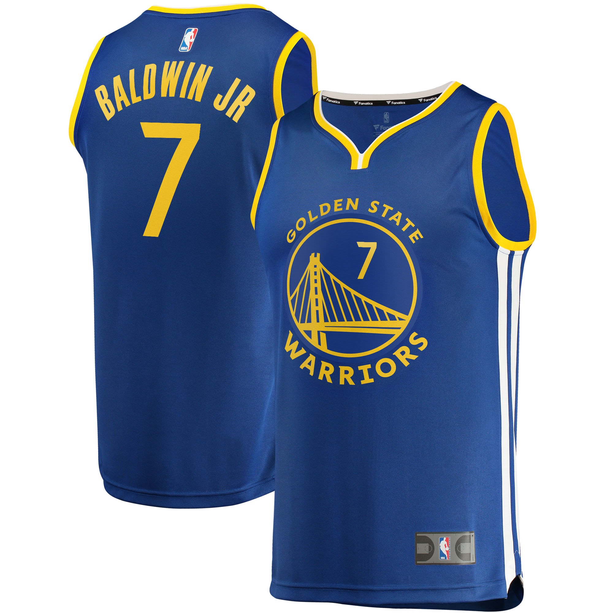 Patrick Baldwin Jr. Golden State Warriors Fanatics Branded 2021/22 Fast Break Replica Jersey - Icon Edition - Royal - vstockx