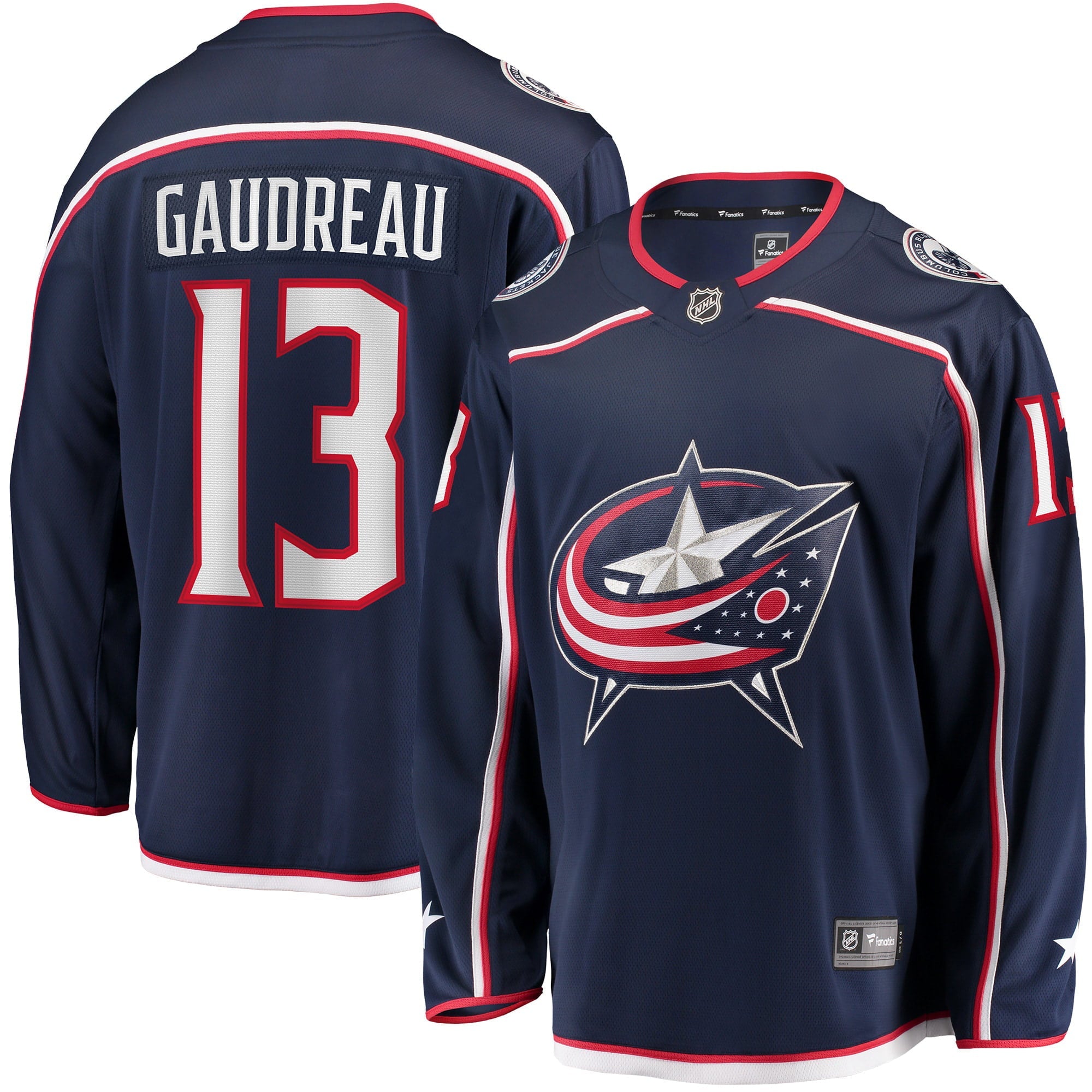 Men's Fanatics Branded Johnny Gaudreau Navy Columbus Blue Jackets 2022 Breakaway Player Jersey - vstockx