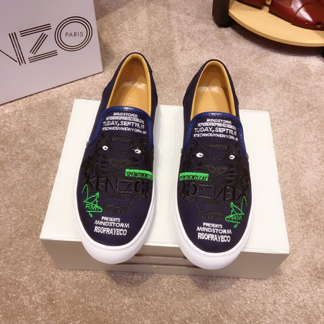 Kenzo K-SKATE Tiger canvas slip-on sneakers 9 - vstockx