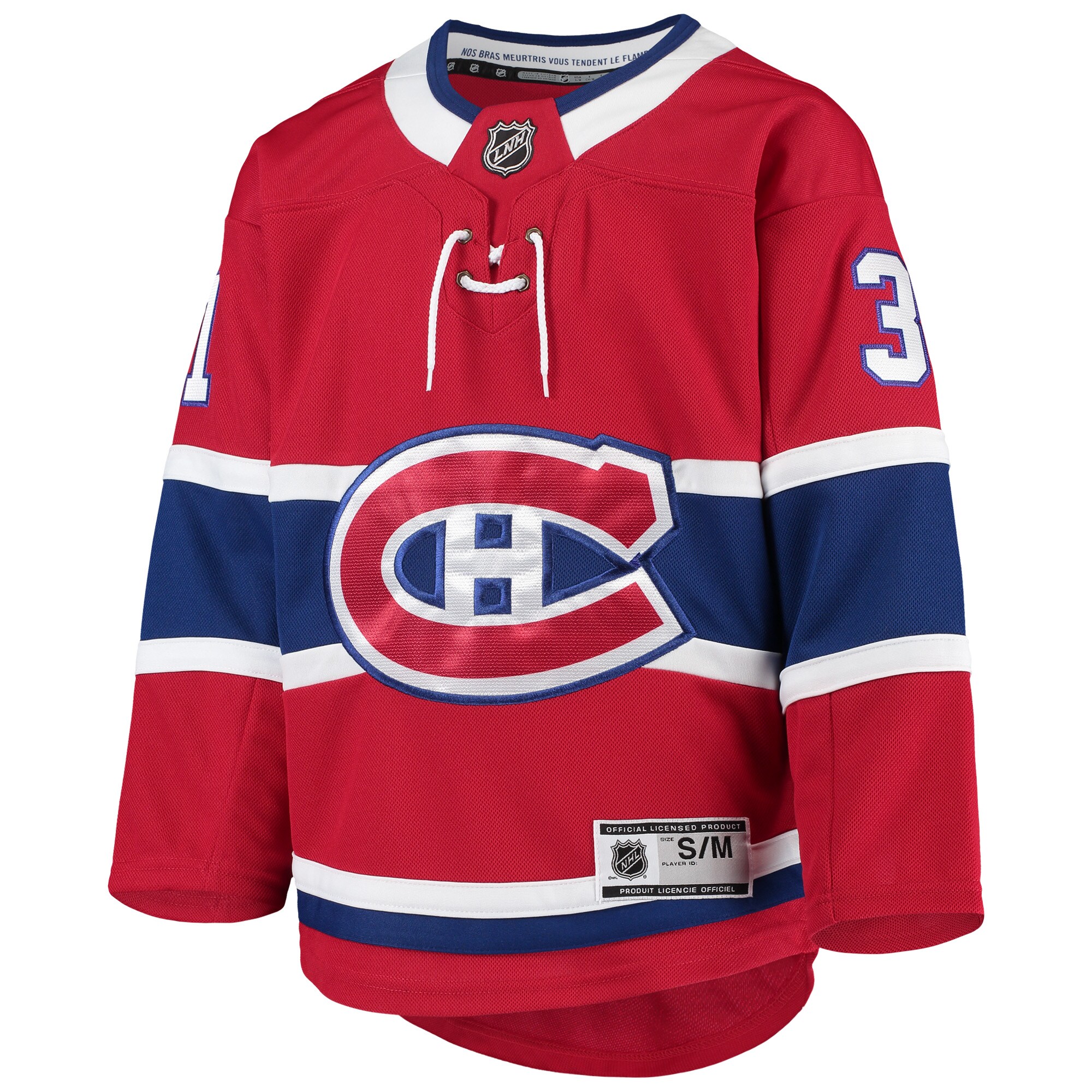 Carey Price Montreal Canadiens Youth Premier Player Jersey - Red - vstockx