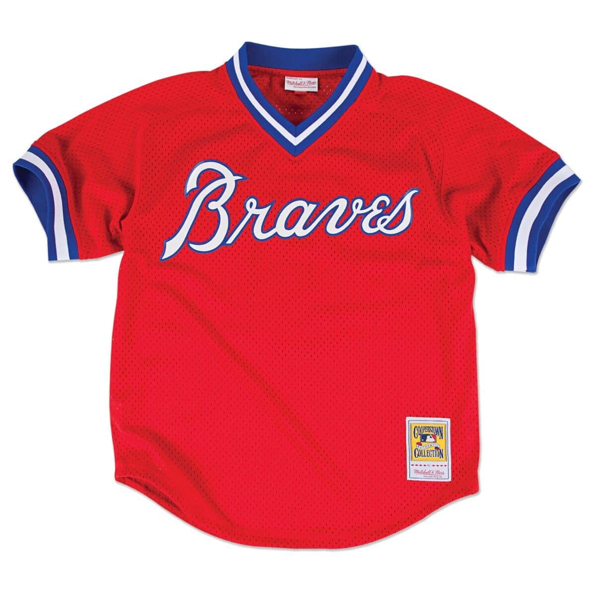 Authentic Mesh BP Jersey Atlanta Braves 1980 Dale Murphy - vstockx