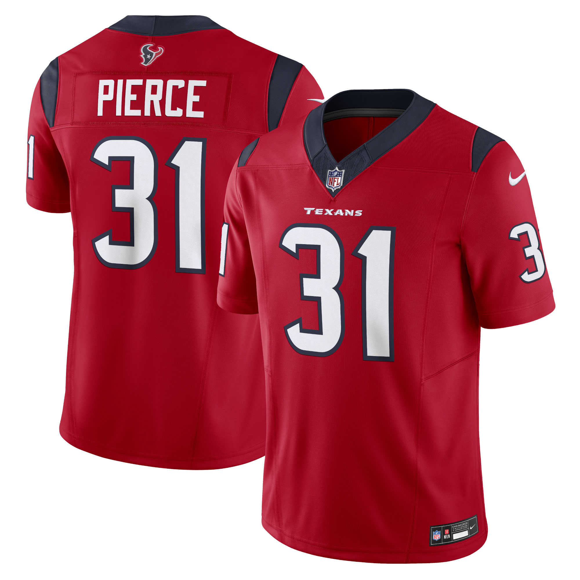 Dameon Pierce Houston Texans Nike Vapor F.U.S.E. Limited Jersey - Red - vstockx