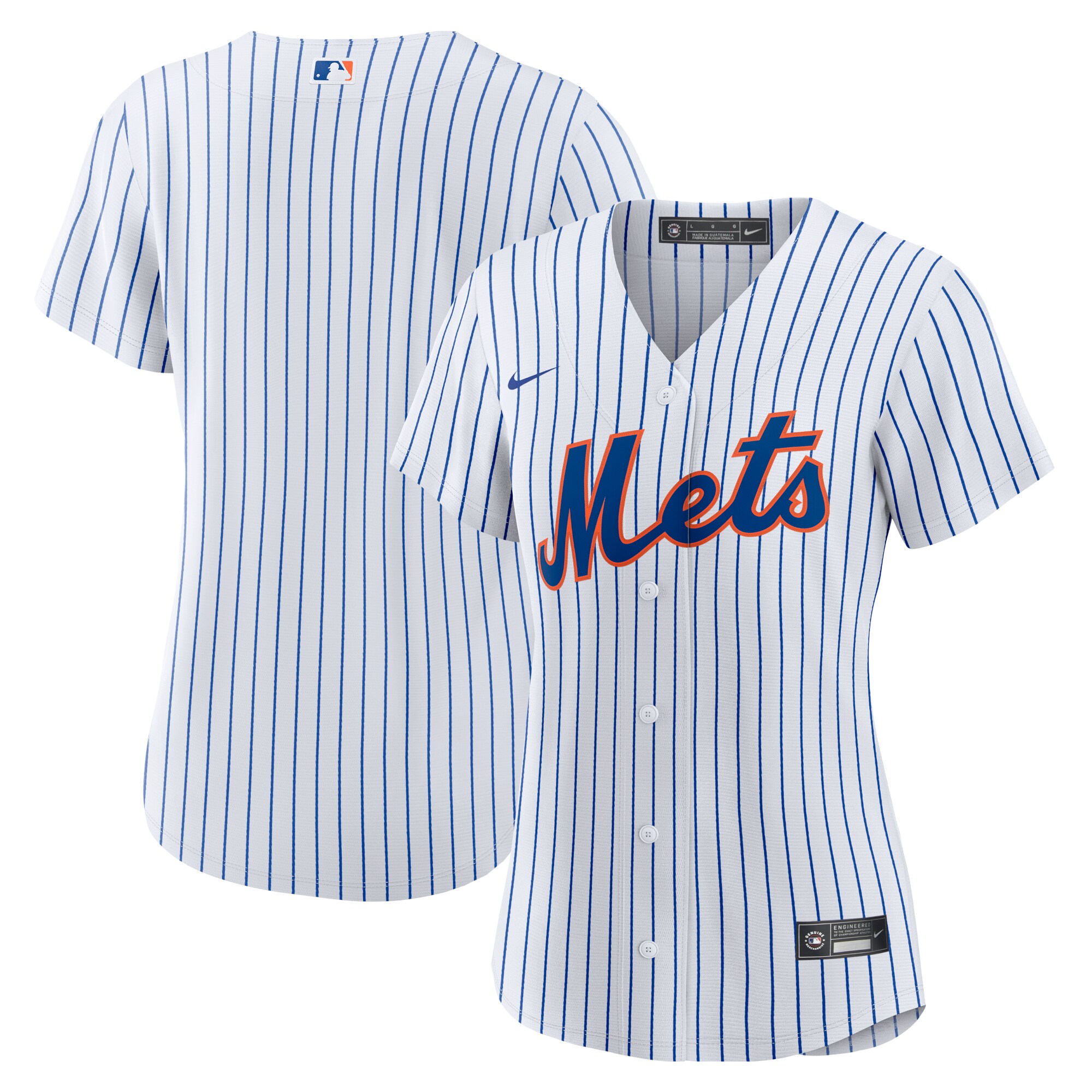 New York Mets Nike Women's Home Replica Team Jersey - White - vstockx
