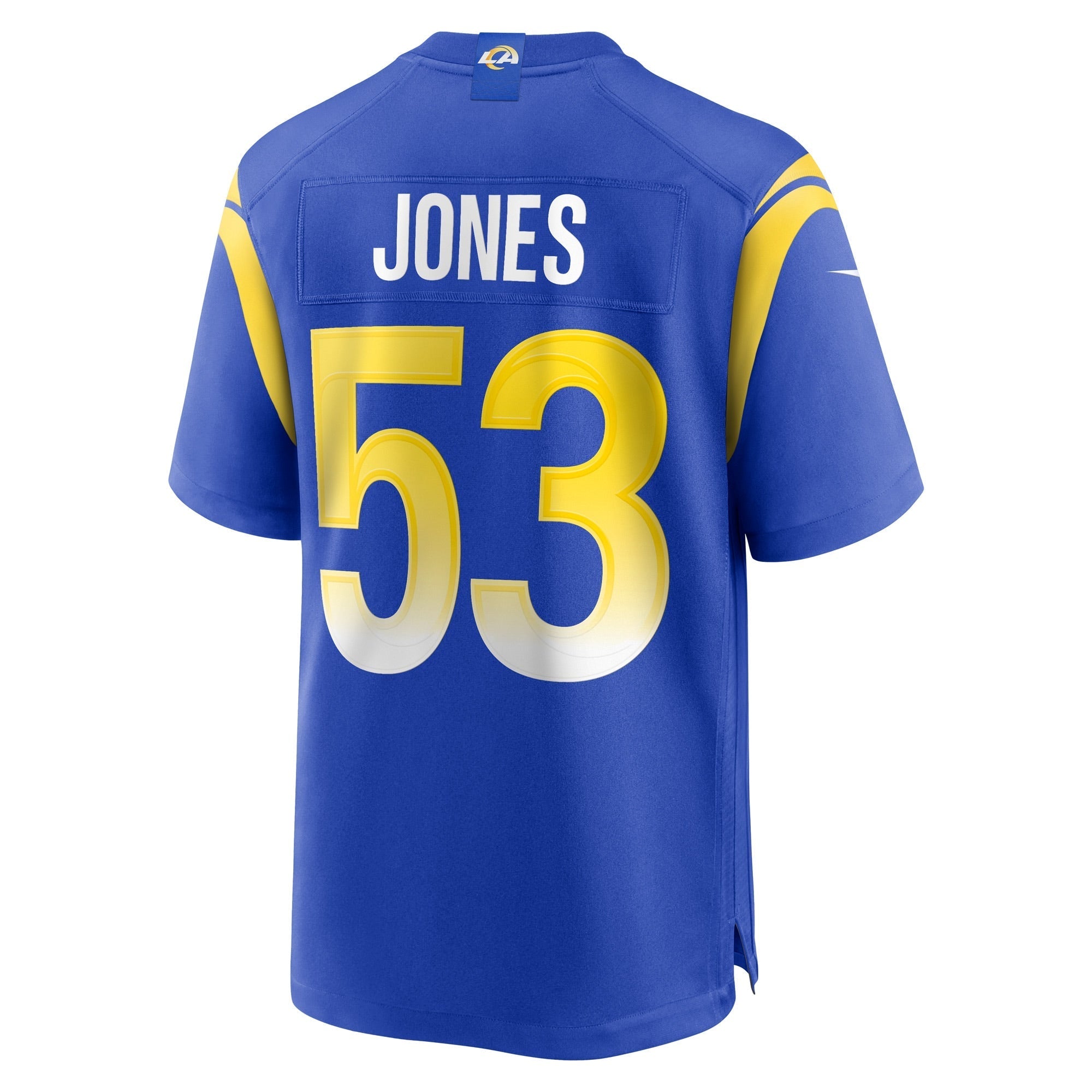 Men's Nike Ernest Jones Royal Los Angeles Rams Team Game Player Jersey - vstockx
