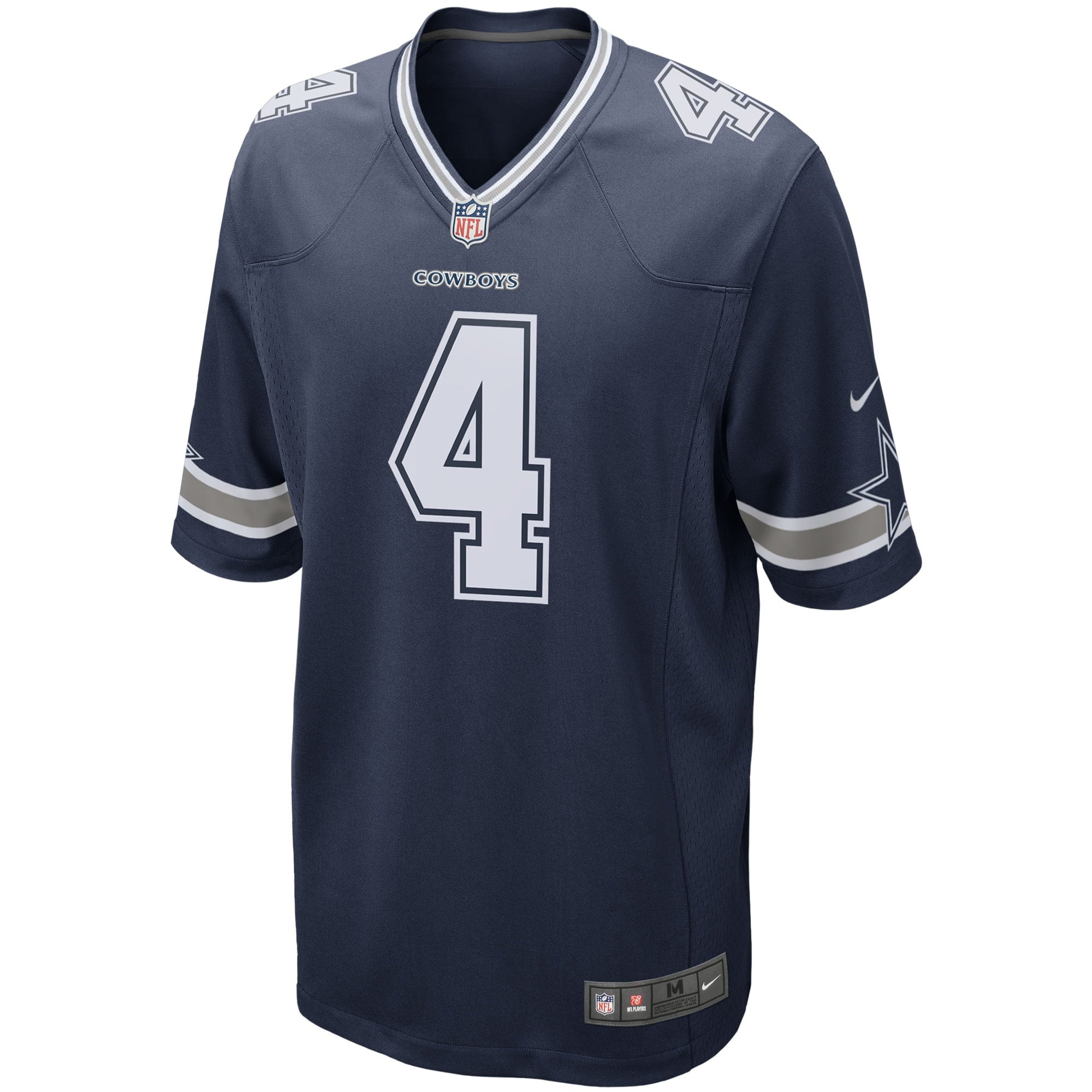 Men's Nike Dak Prescott Navy Dallas Cowboys Game Team Jersey - vstockx